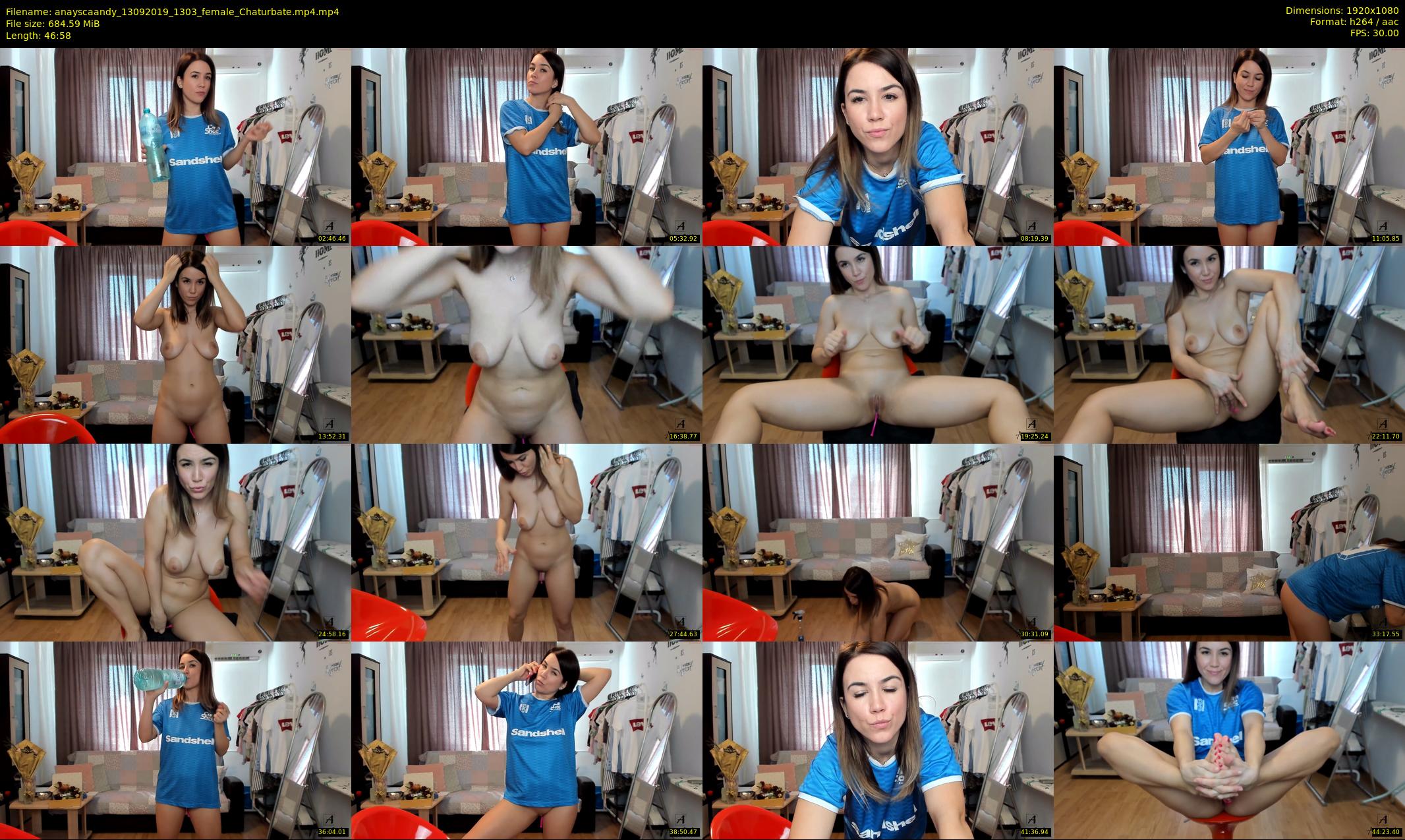 anayscaandy — 47 minute Chaturbate female cam show recording, 1080p, Sep 13, 2019