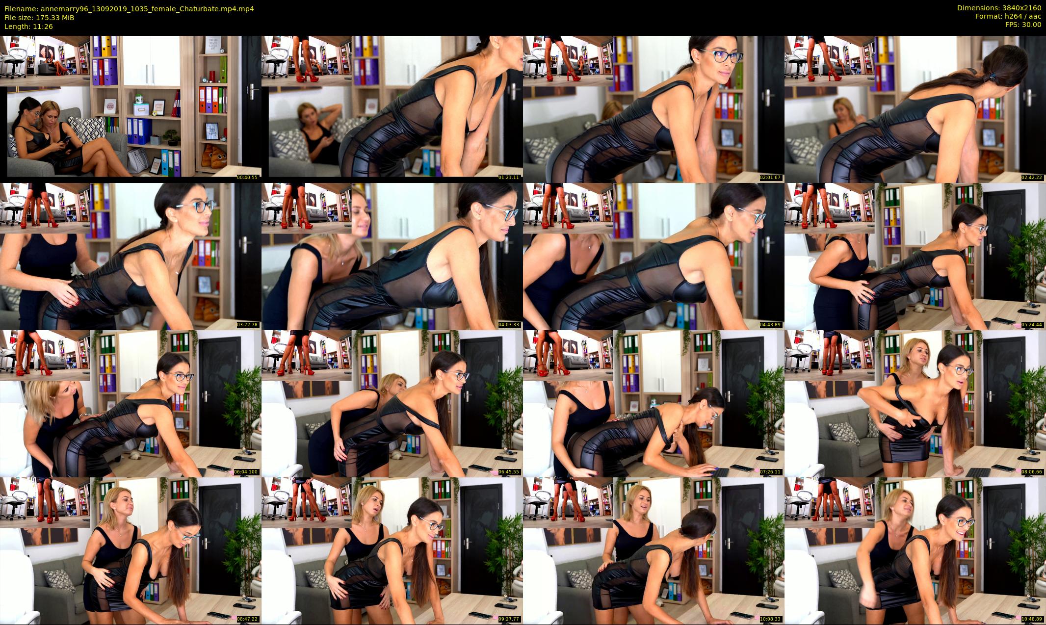 annemarry96 — 12 minute Chaturbate female cam show recording, 4K, Sep 13, 2019