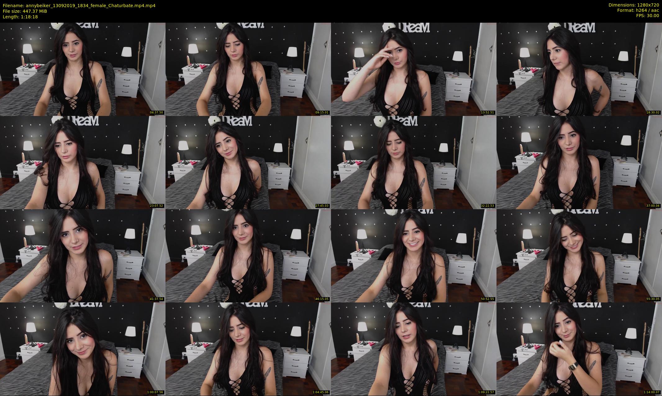 annybeiker — 79 minute Chaturbate female cam show recording, 720p, Sep 13, 2019
