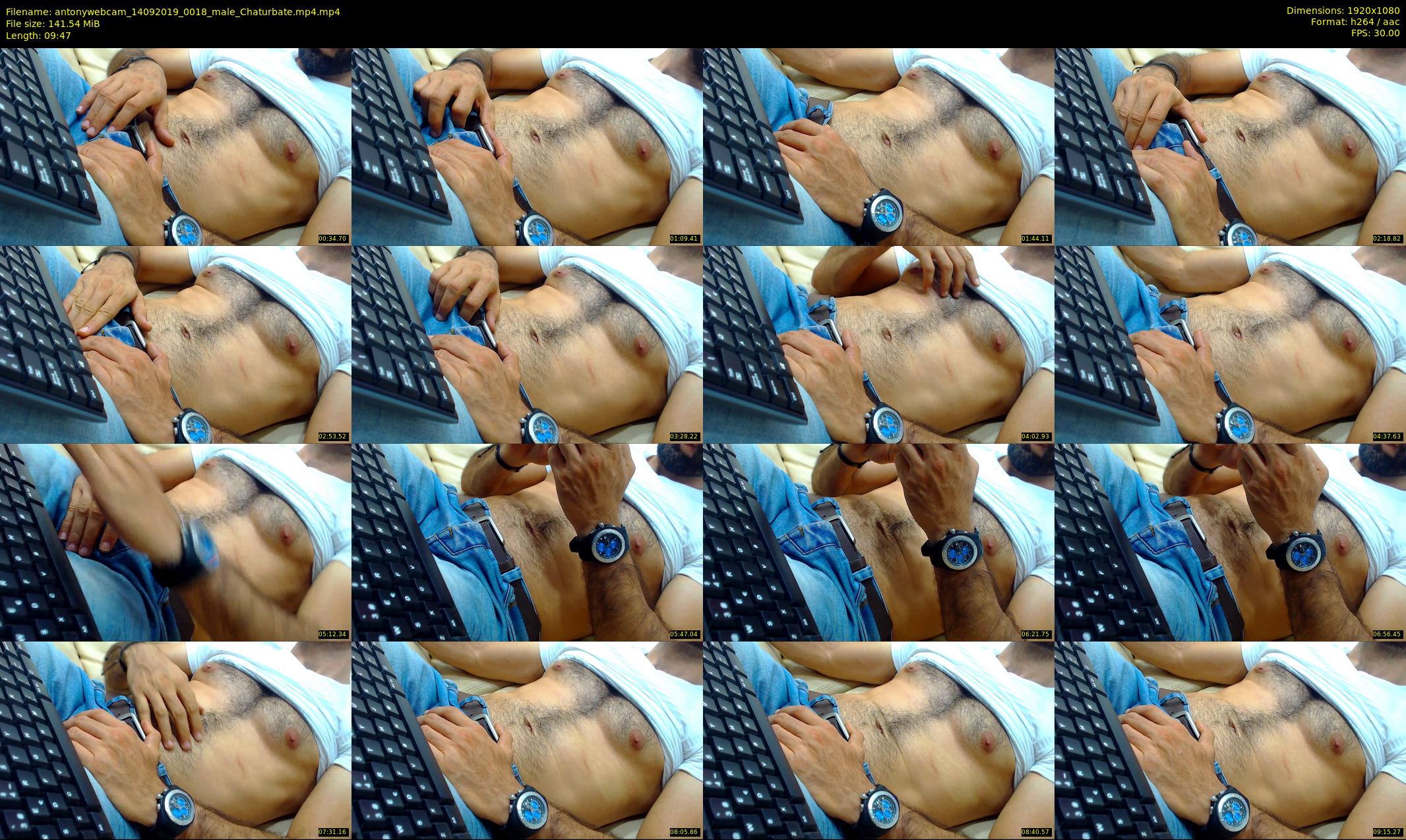 antonywebcam — 10 minute Chaturbate male cam show recording, 1080p, Sep 14, 2019