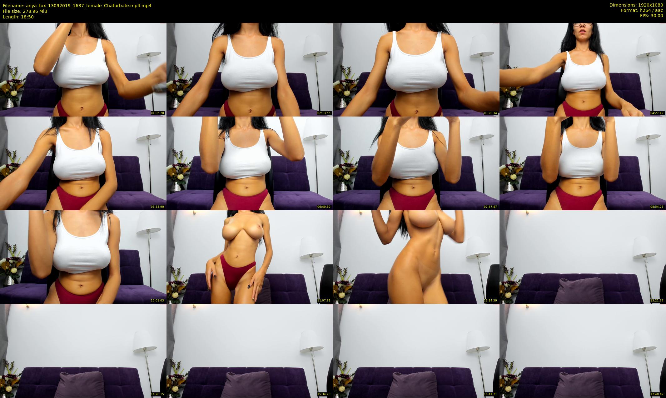 anya_fox — 19 minute Chaturbate female cam show recording, 1080p, Sep 13, 2019
