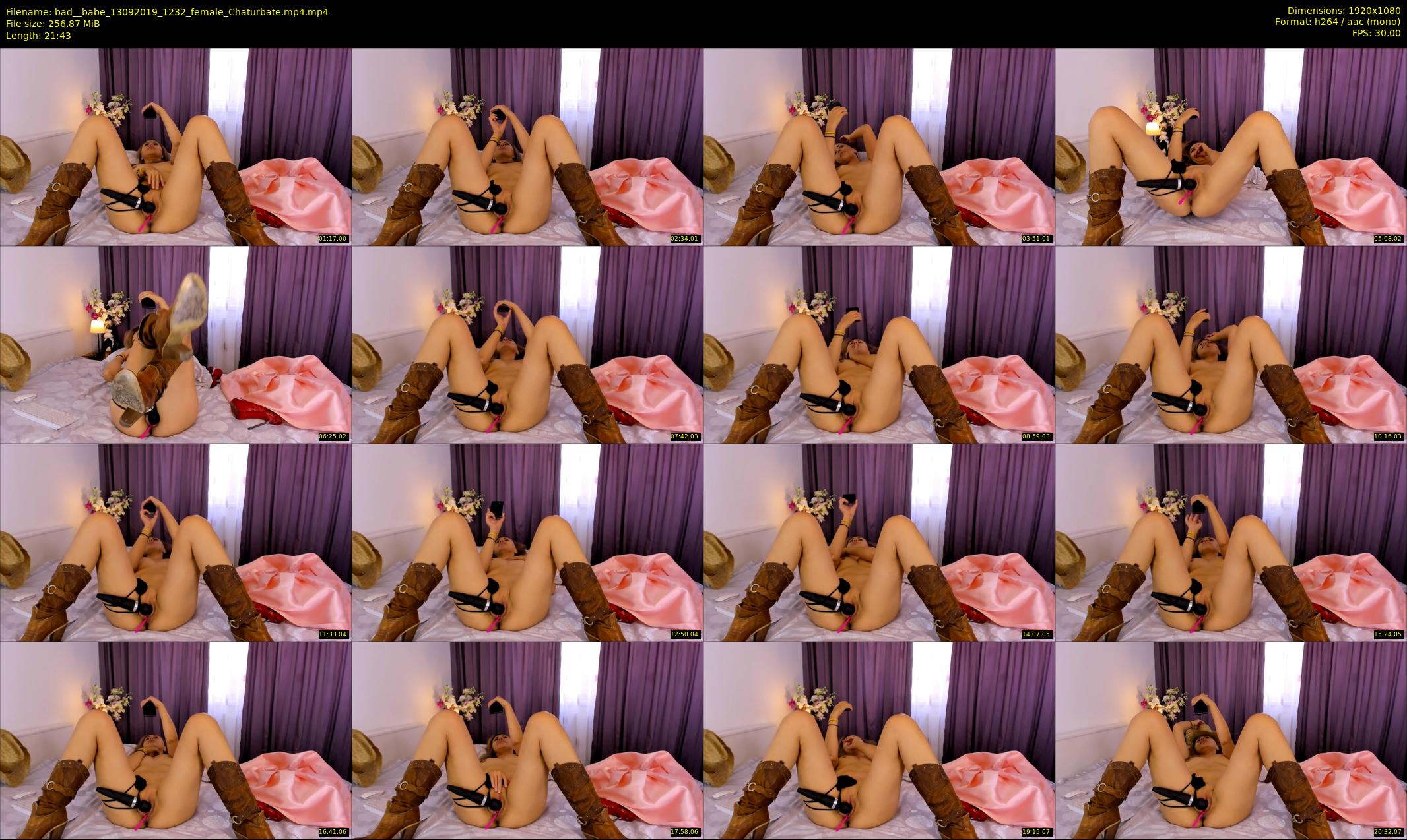 bad__babe — 22 minute Chaturbate female cam show recording, 1080p, Sep 13, 2019