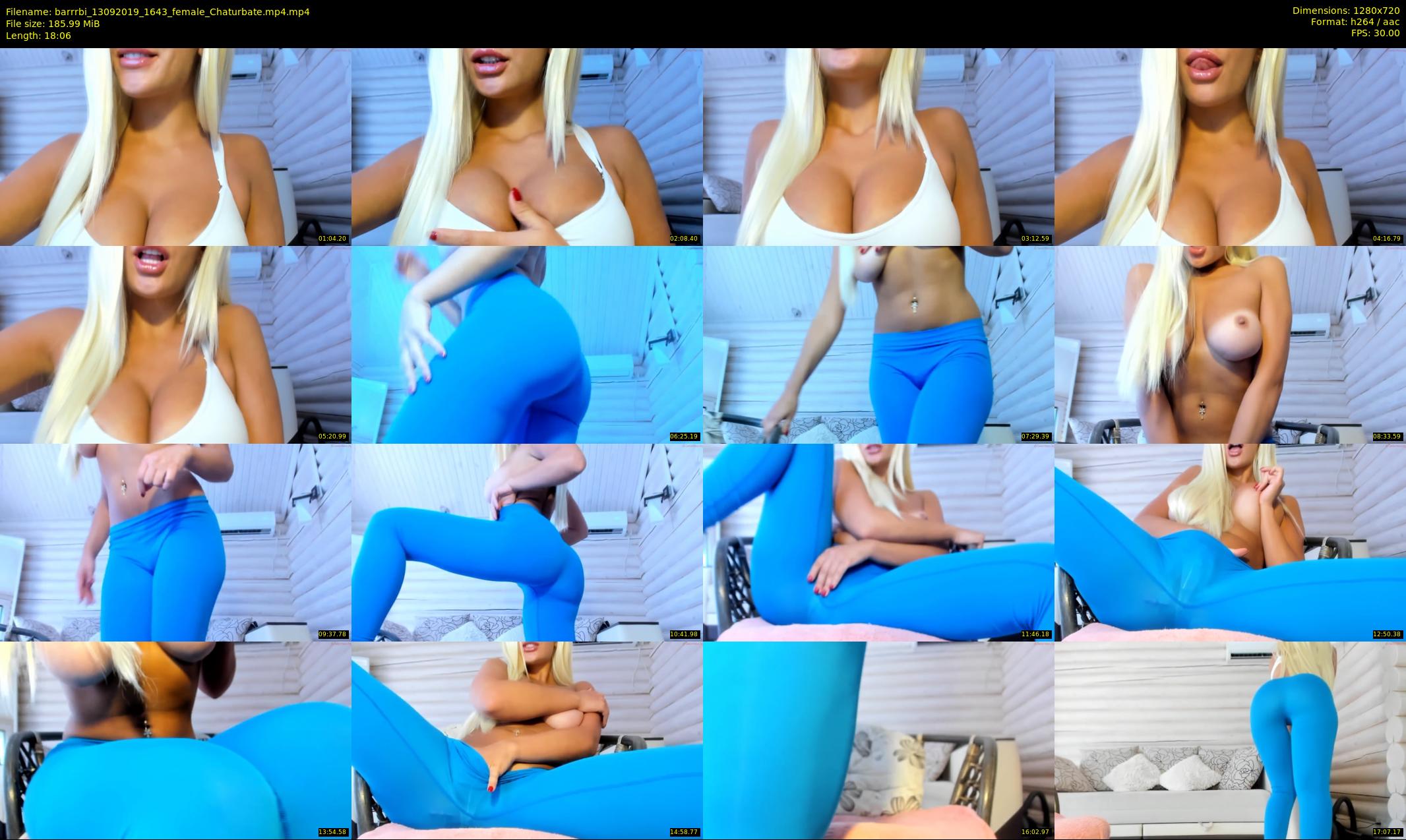 barrrbi — 19 minute Chaturbate female cam show recording, 720p, Sep 13, 2019