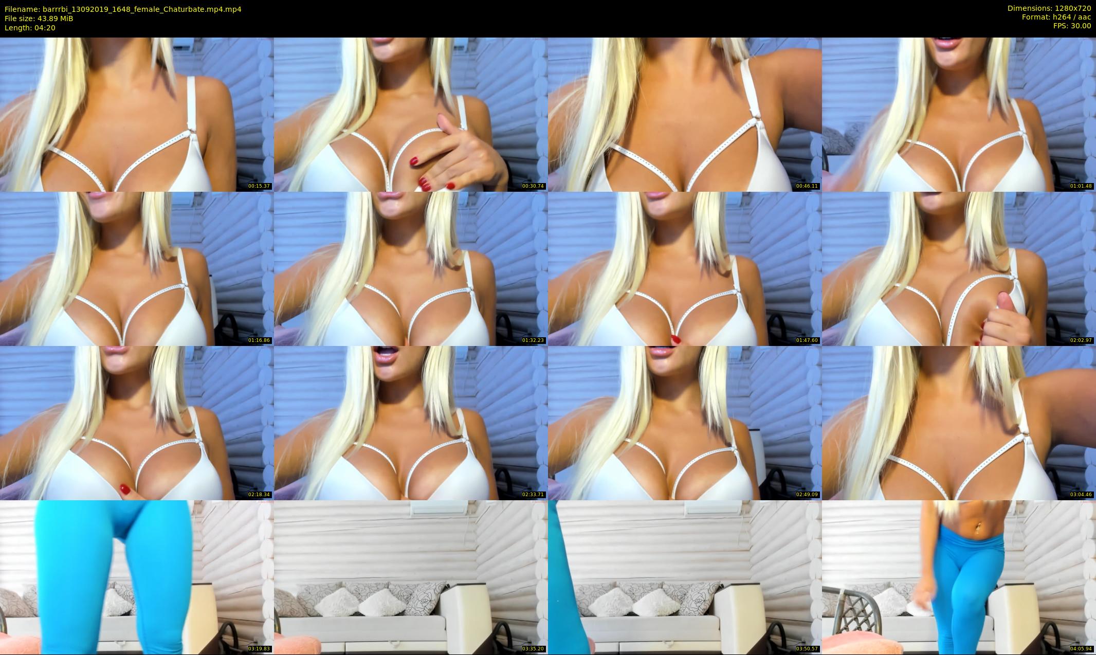 barrrbi — 5 minute Chaturbate female cam show recording, 720p, Sep 13, 2019