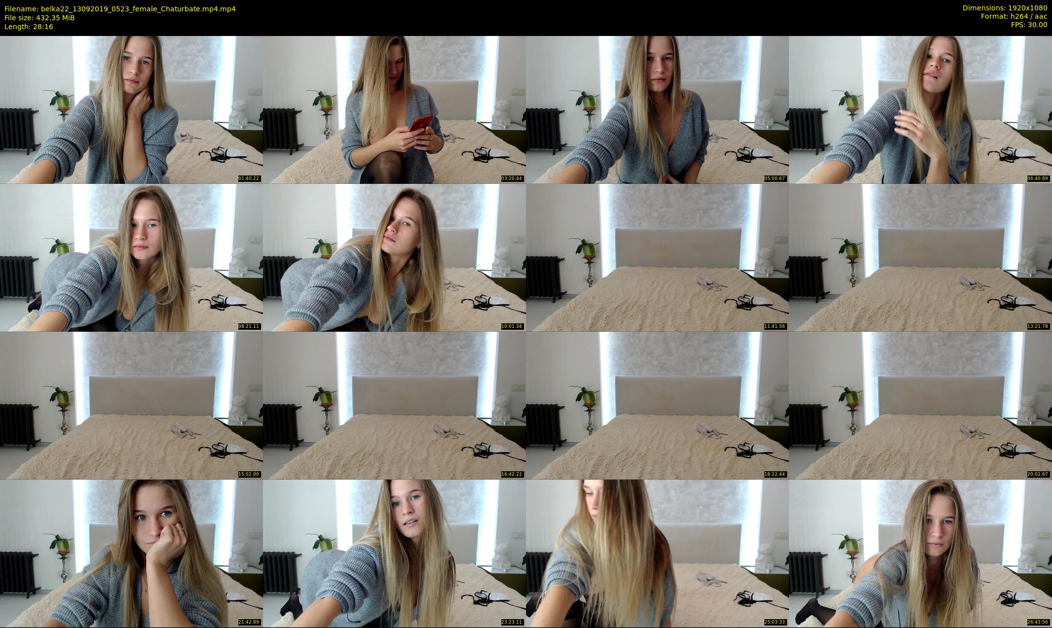 belka22 — 29 minute Chaturbate female cam show recording, 1080p, Sep 13, 2019