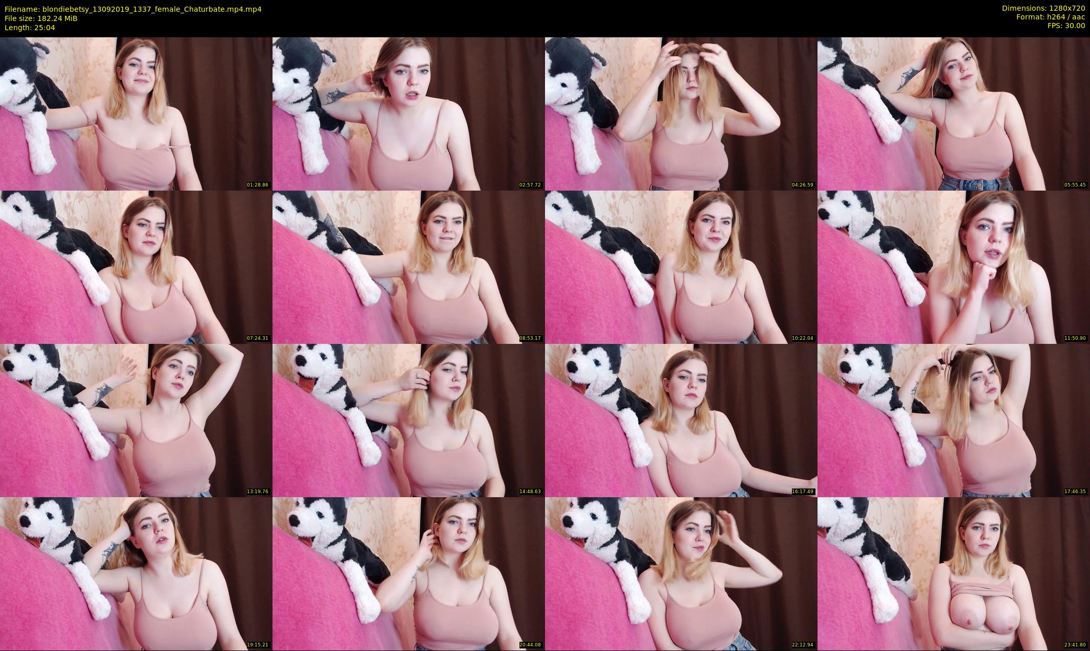 blondiebetsy — 26 minute Chaturbate female cam show recording, 720p, Sep 13, 2019