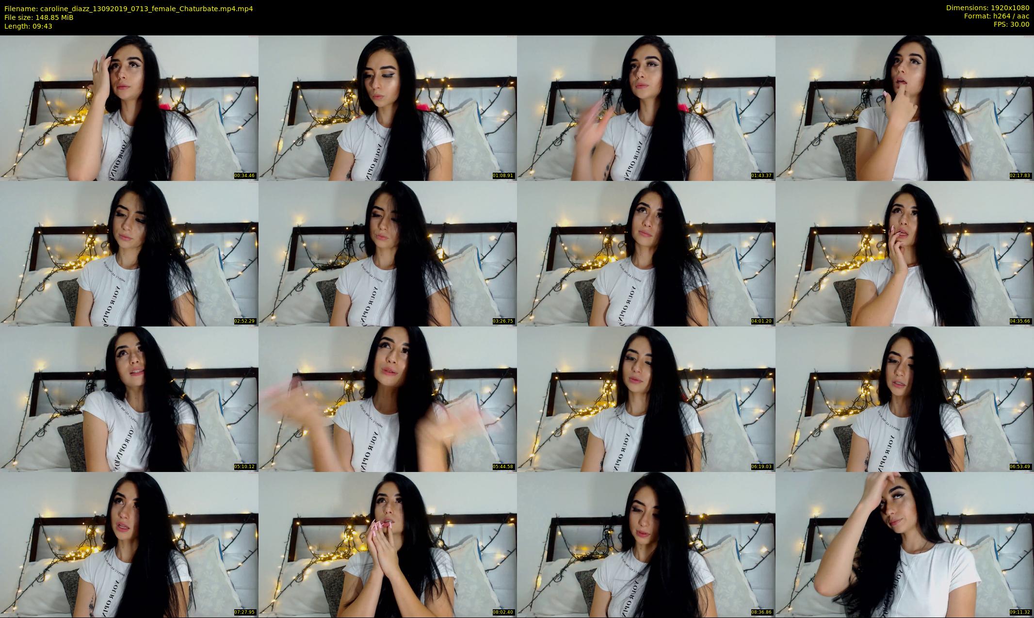 caroline_diazz — 10 minute Chaturbate female cam show recording, 1080p, Sep 13, 2019