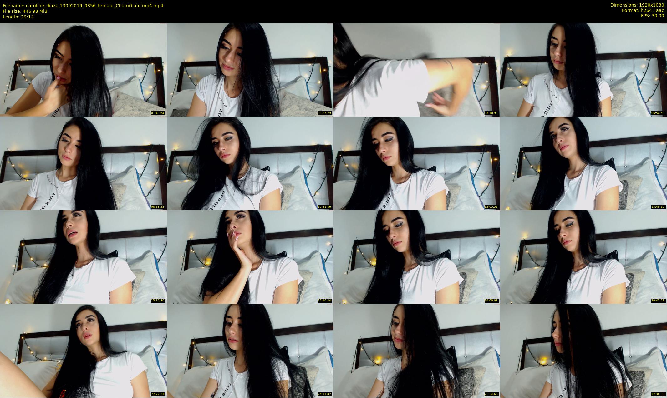 caroline_diazz — 30 minute Chaturbate female cam show recording, 1080p, Sep 13, 2019