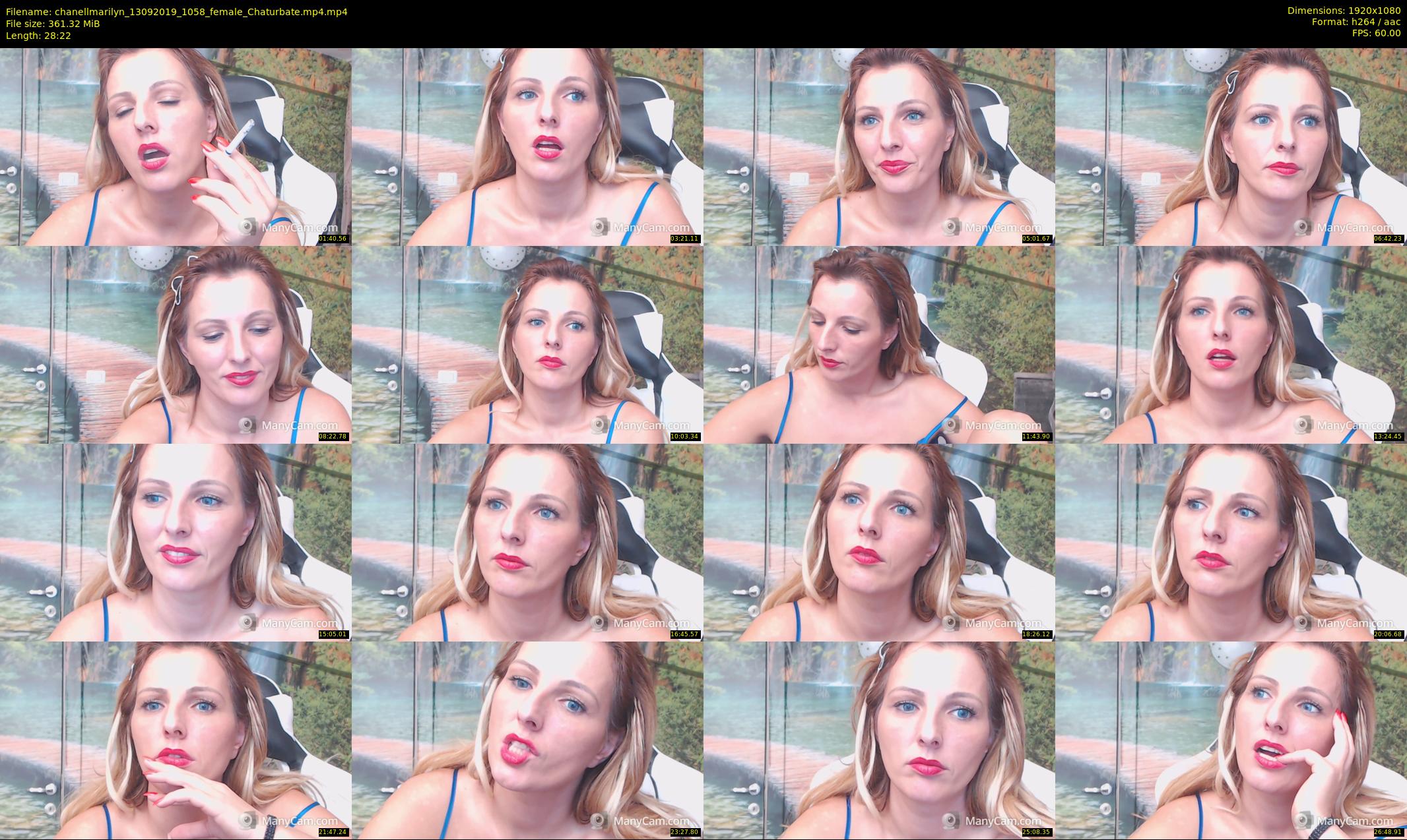 chanellmarilyn — 29 minute Chaturbate female cam show recording, 1080p, Sep 13, 2019