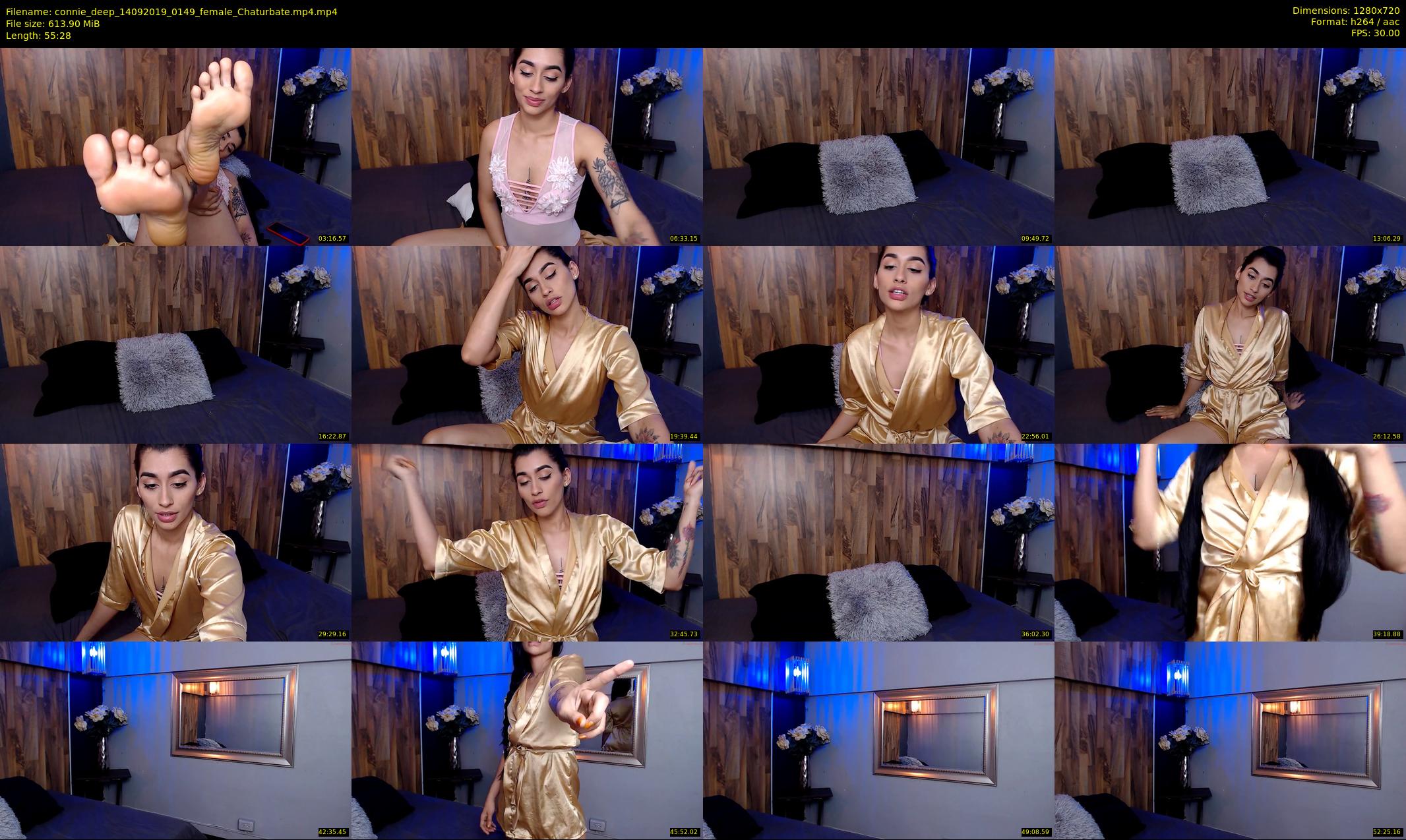 connie_deep — 56 minute Chaturbate female cam show recording, 720p, Sep 14, 2019