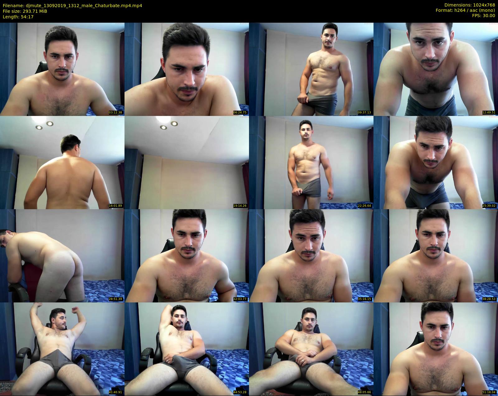 djmute — 55 minute Chaturbate male cam show recording, 720p, Sep 13, 2019