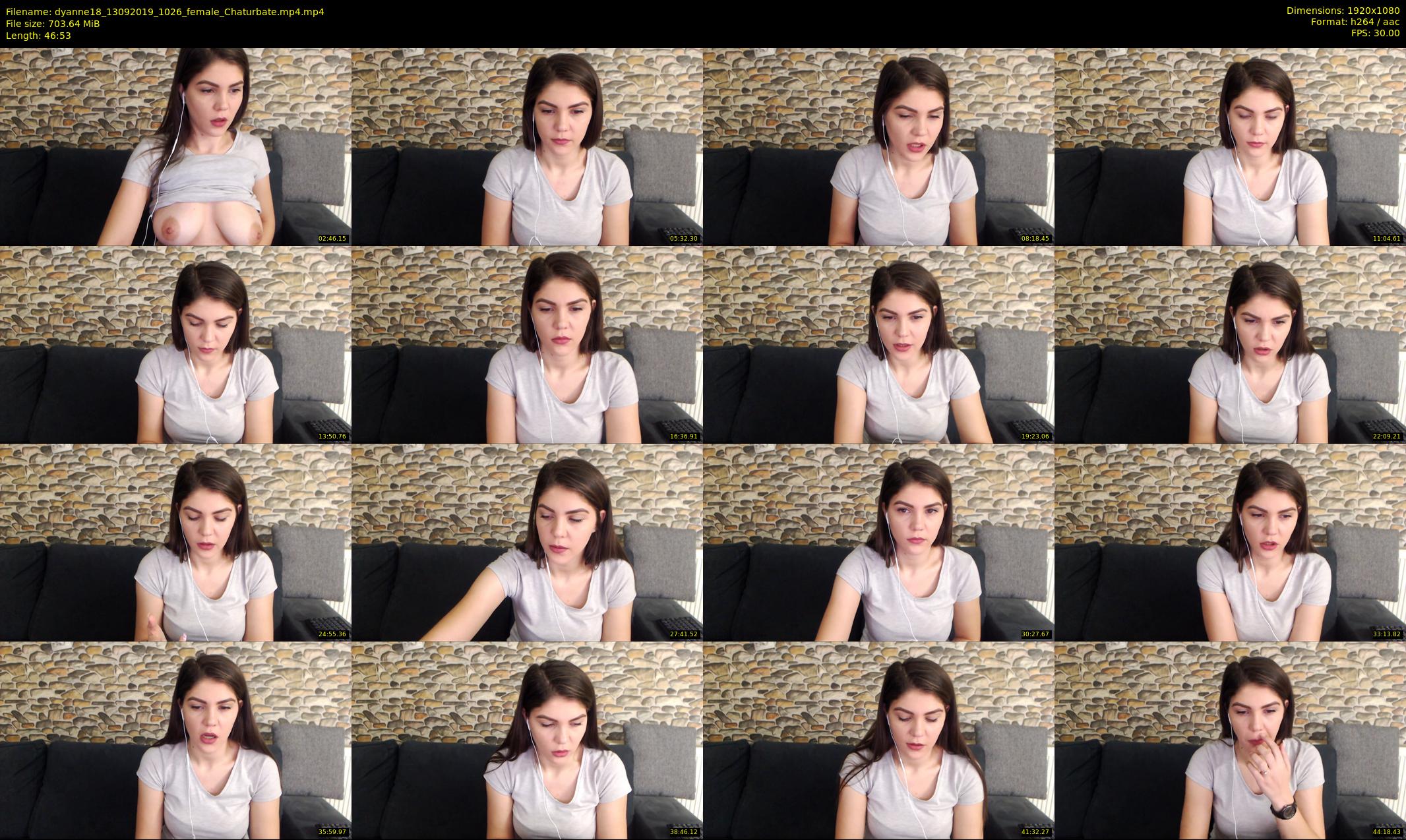 dyanne18 — 47 minute Chaturbate female cam show recording, 1080p, Sep 13, 2019