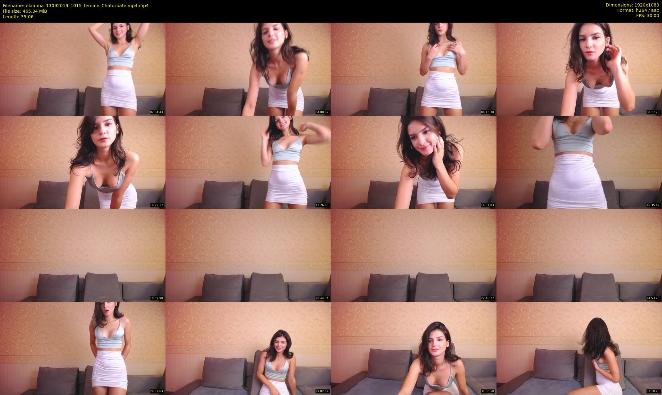elaanna — 36 minute Chaturbate female cam show recording, 1080p, Sep 13, 2019
