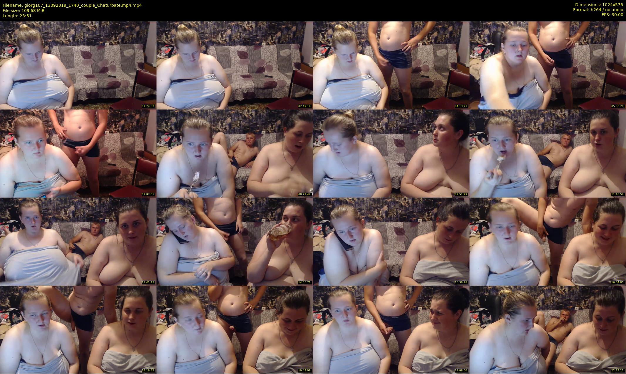 giorg107 — 24 minute Chaturbate couple cam show recording, 480p, Sep 13, 2019