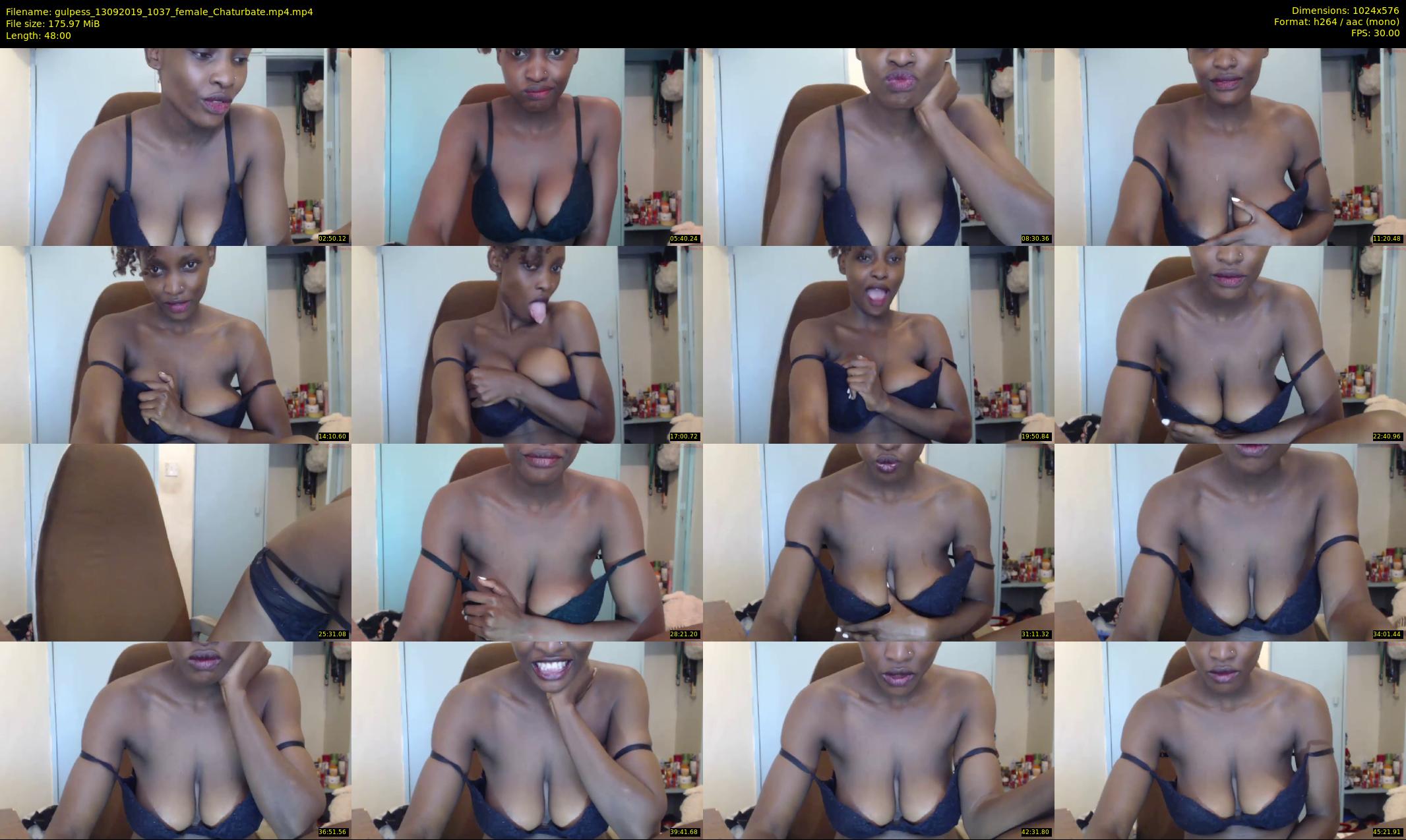 gulpess — 48 minute Chaturbate female cam show recording, 480p, Sep 13, 2019