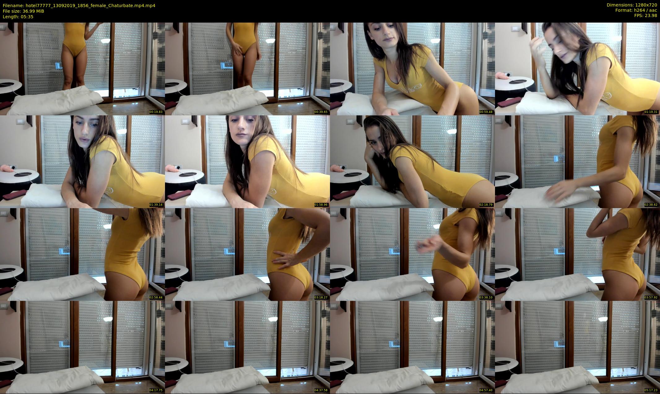 hotel77777 — 6 minute Chaturbate female cam show recording, 720p, Sep 13, 2019