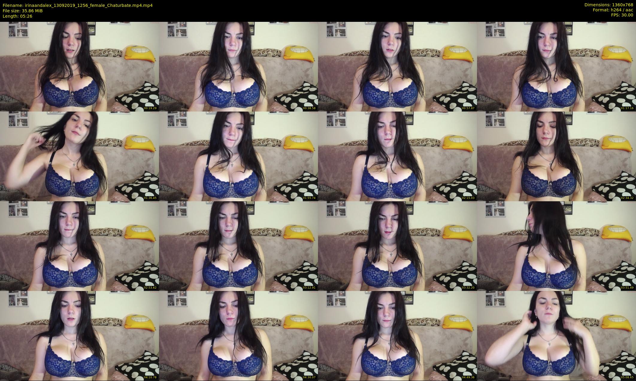 irinaandalex — 6 minute Chaturbate couple cam show recording, 720p, Sep 13, 2019