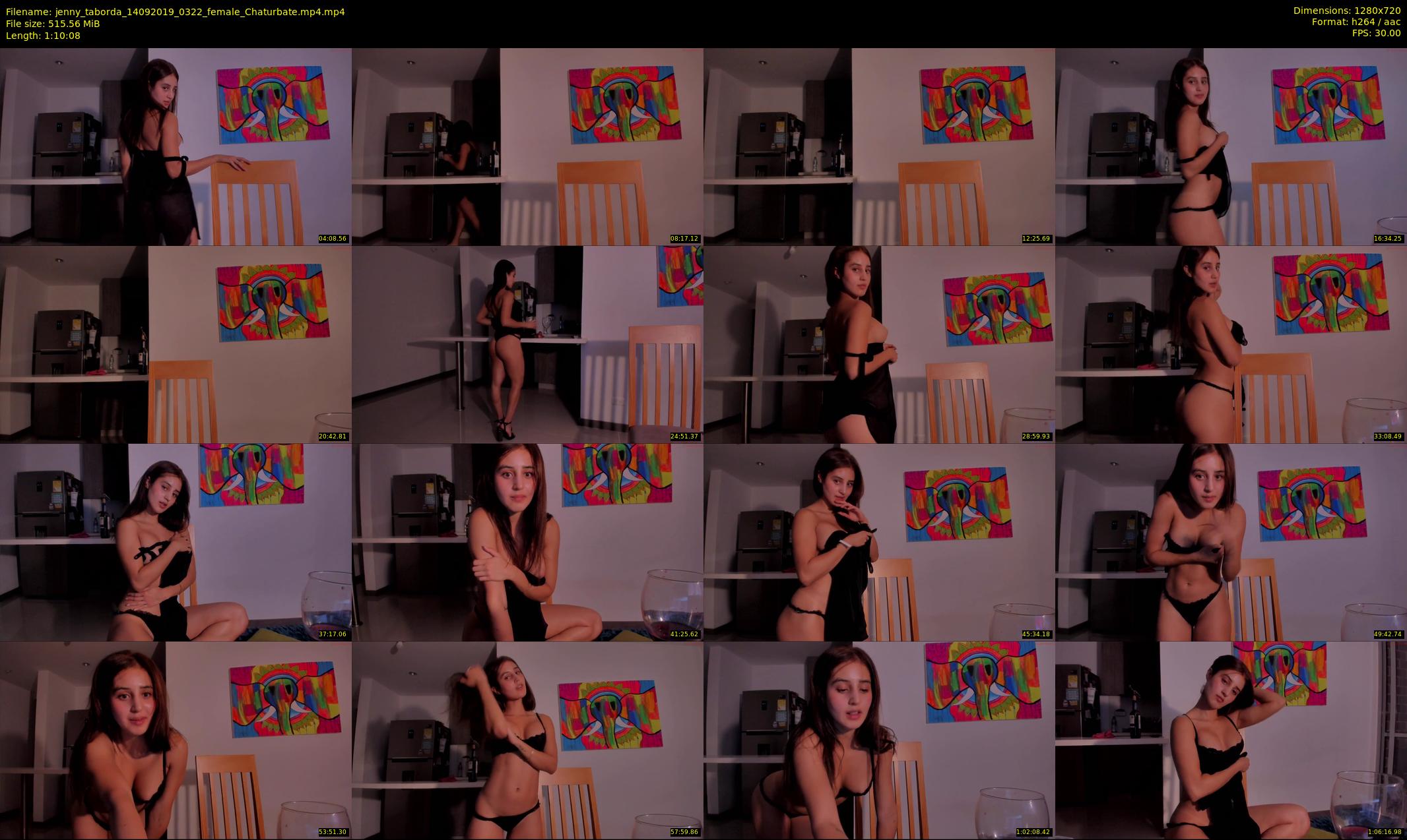 jenny_taborda — 71 minute Chaturbate female cam show recording, 720p, Sep 14, 2019