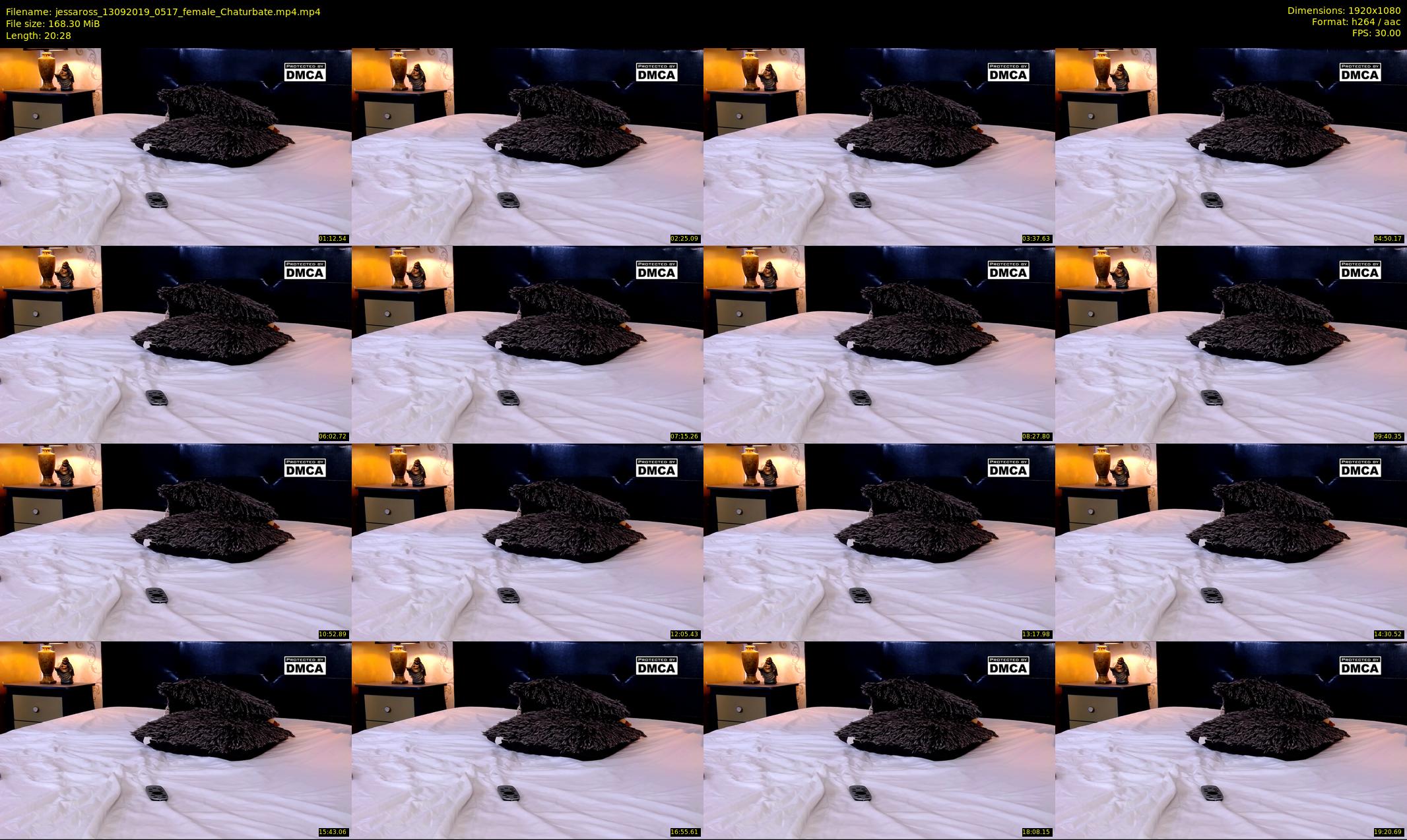 jessaross — 21 minute Chaturbate female cam show recording, 1080p, Sep 13, 2019