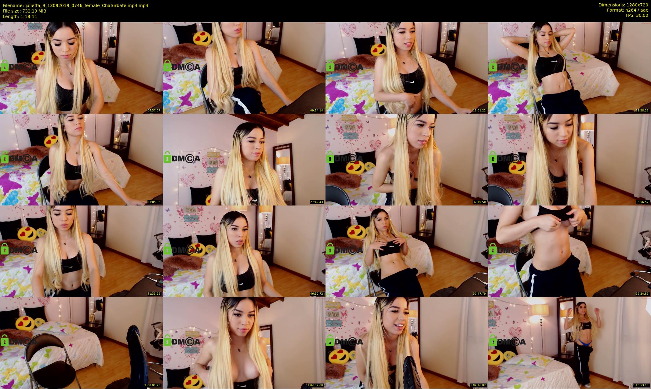 julietta_9 — 79 minute Chaturbate female cam show recording, 720p, Sep 13, 2019