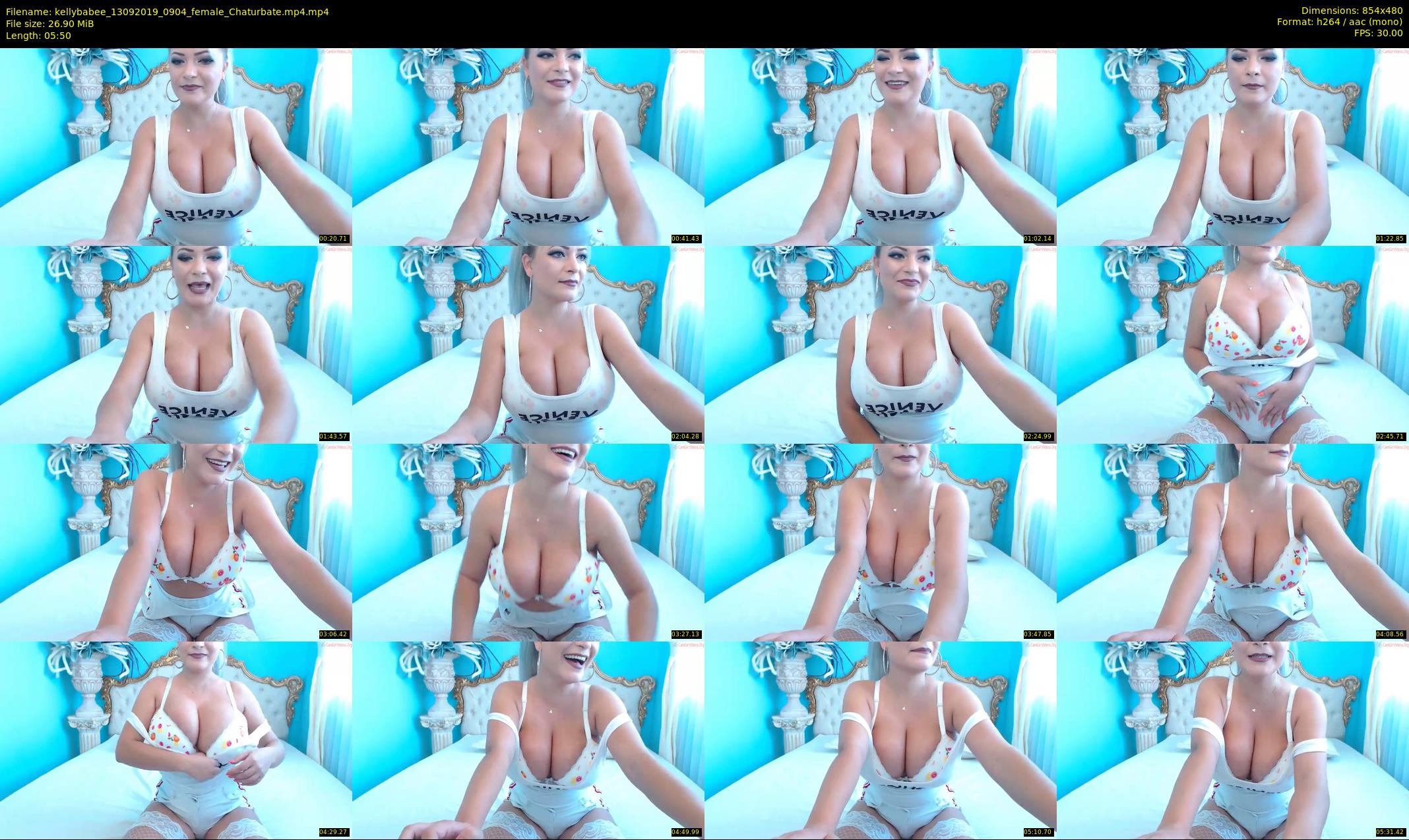 kellybabee — 6 minute Chaturbate female cam show recording, 480p, Sep 13, 2019