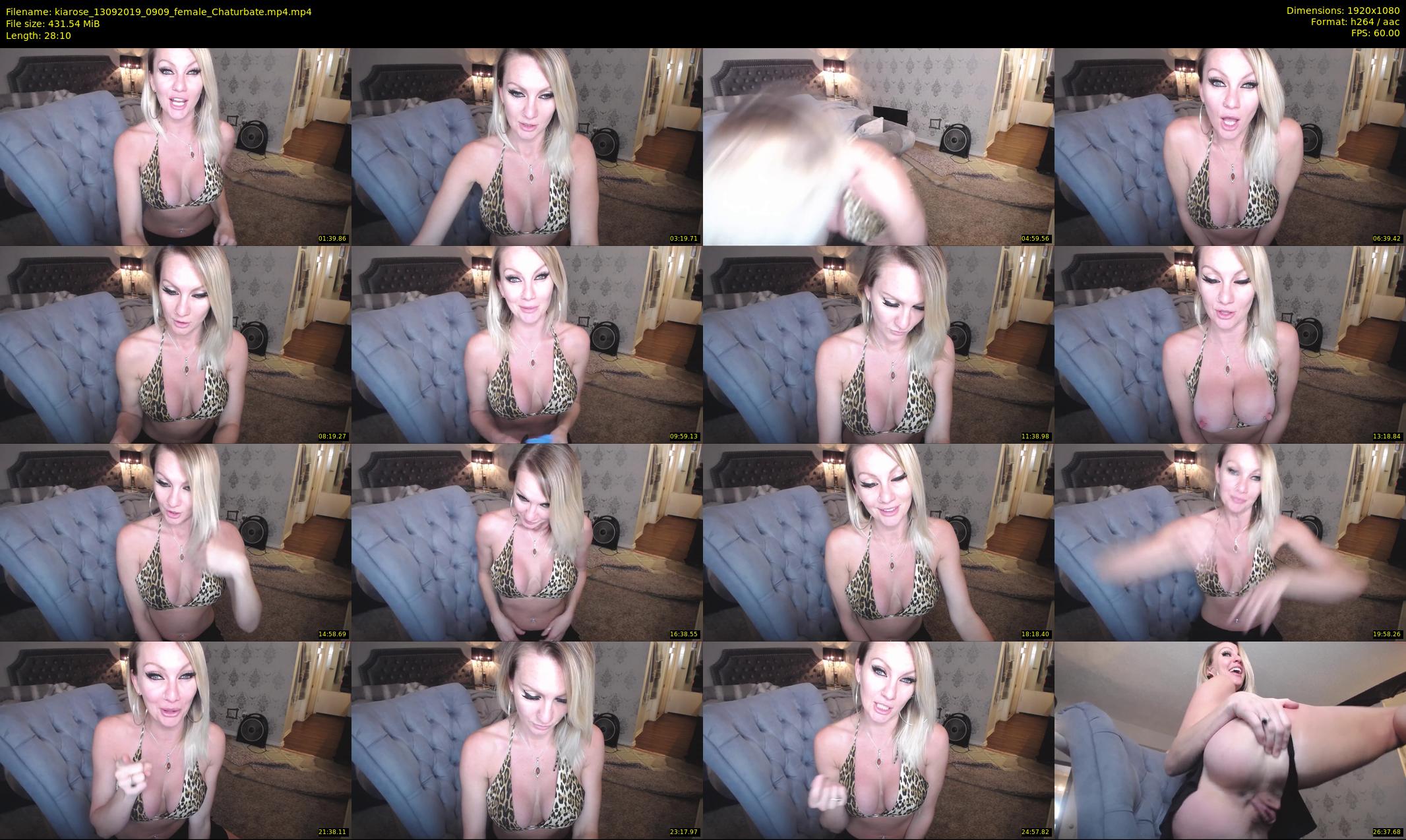 kiarose — 29 minute Chaturbate female cam show recording, 1080p, Sep 13, 2019
