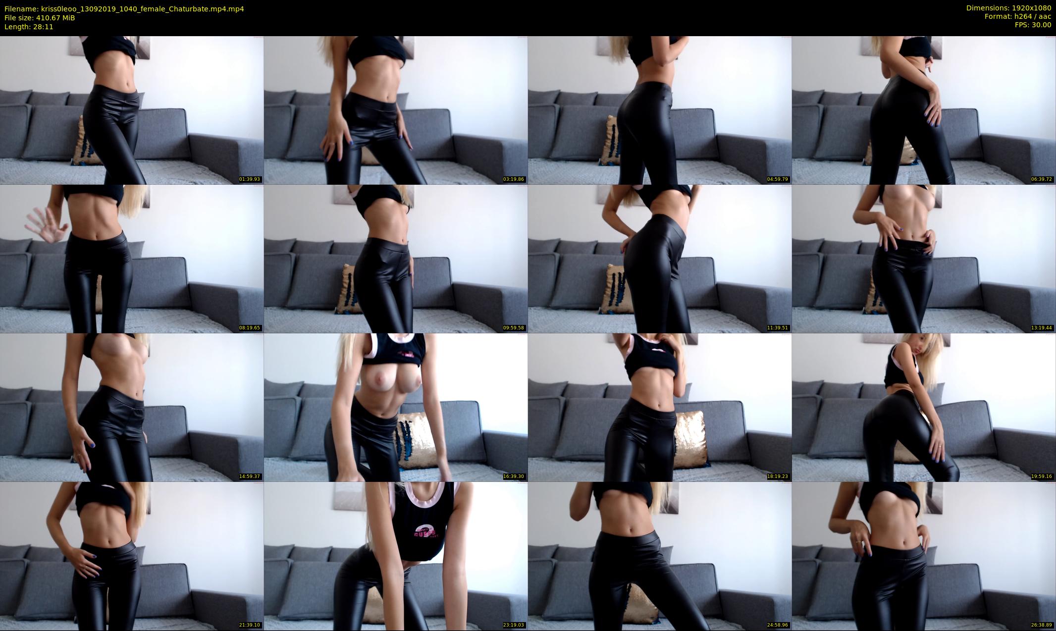kriss0leoo — 29 minute Chaturbate couple cam show recording, 1080p, Sep 13, 2019