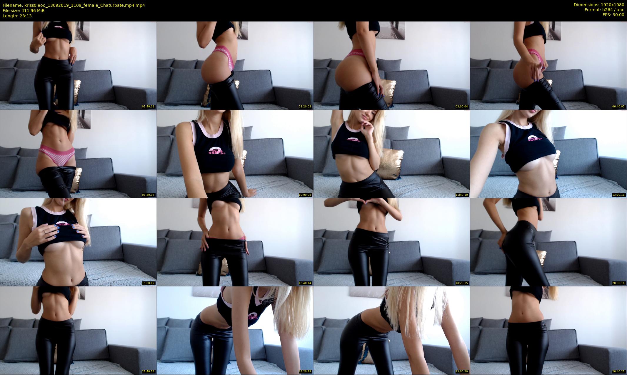 kriss0leoo — 29 minute Chaturbate couple cam show recording, 1080p, Sep 13, 2019
