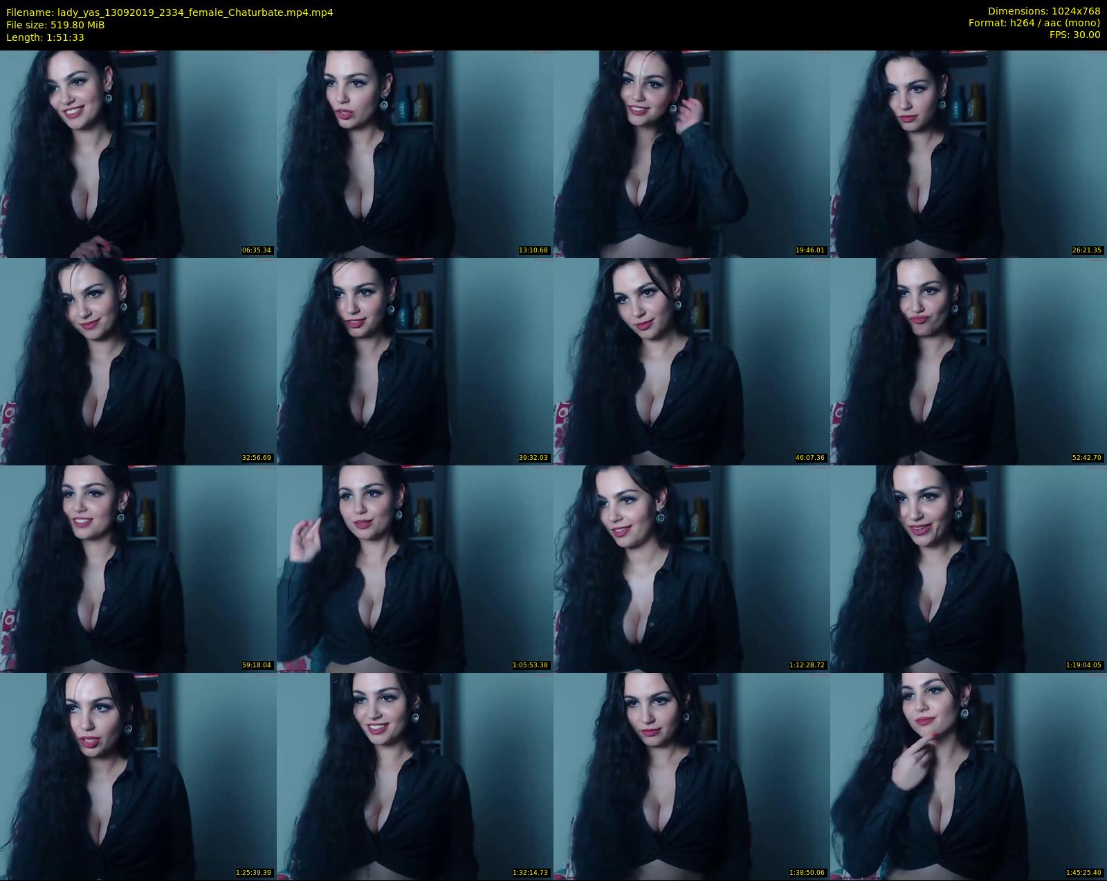 lady_yas — 112 minute Chaturbate female cam show recording, 720p, Sep 13, 2019