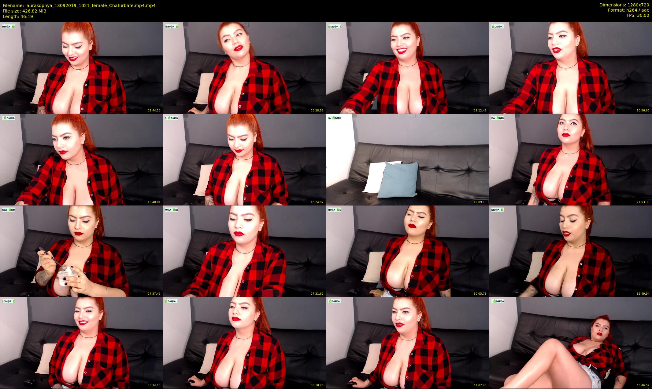 laurasophya — 47 minute Chaturbate female cam show recording, 720p, Sep 13, 2019