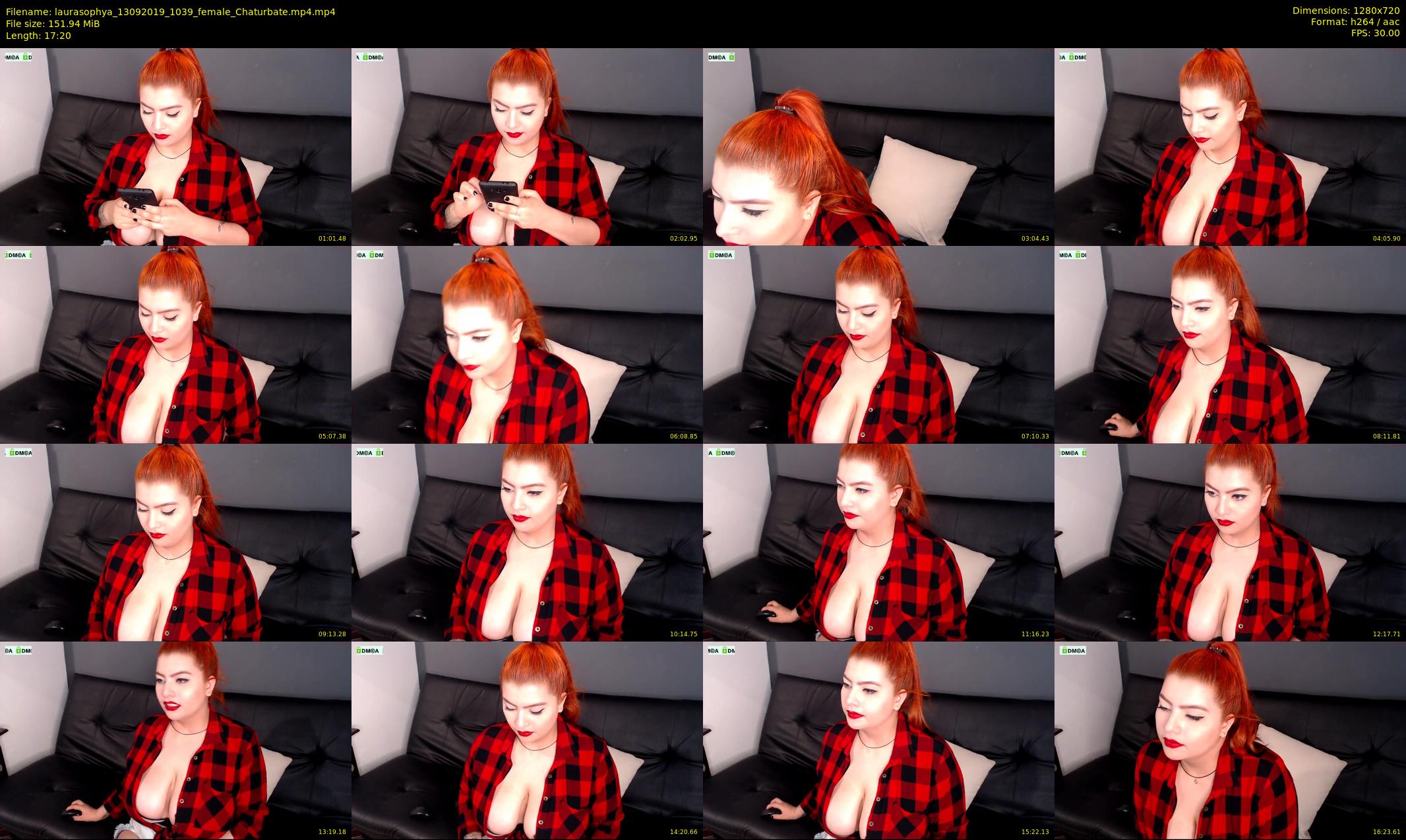 laurasophya — 18 minute Chaturbate female cam show recording, 720p, Sep 13, 2019