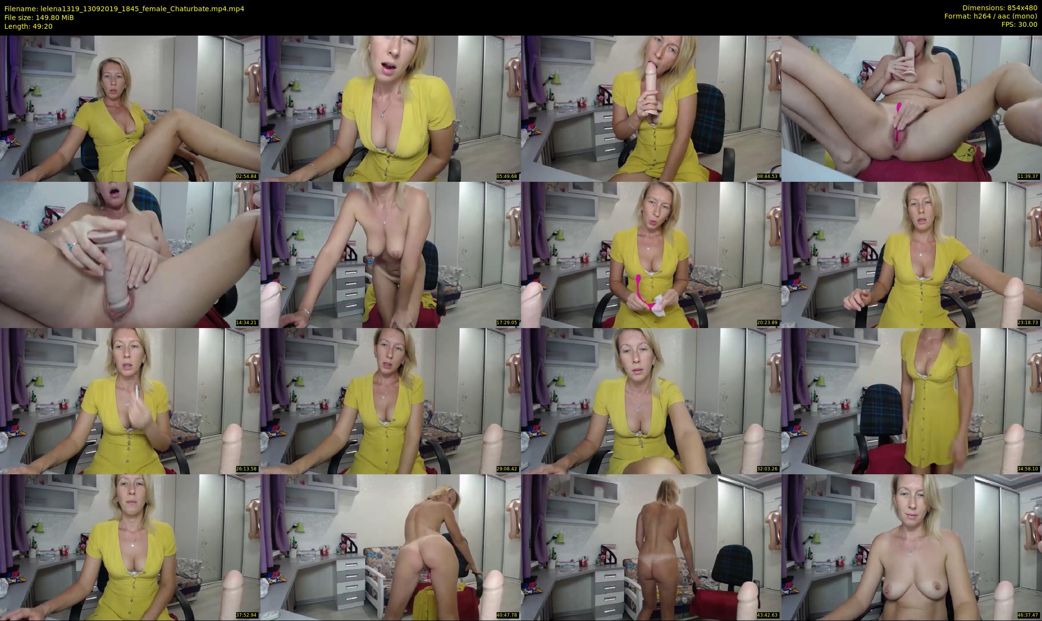 lelena1319 — 50 minute Chaturbate female cam show recording, 480p, Sep 13, 2019