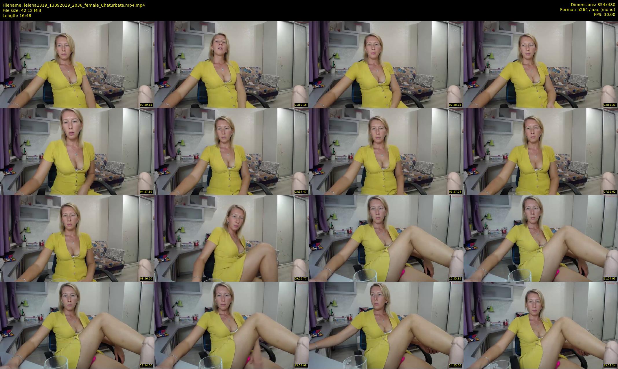 lelena1319 — 17 minute Chaturbate female cam show recording, 480p, Sep 13, 2019