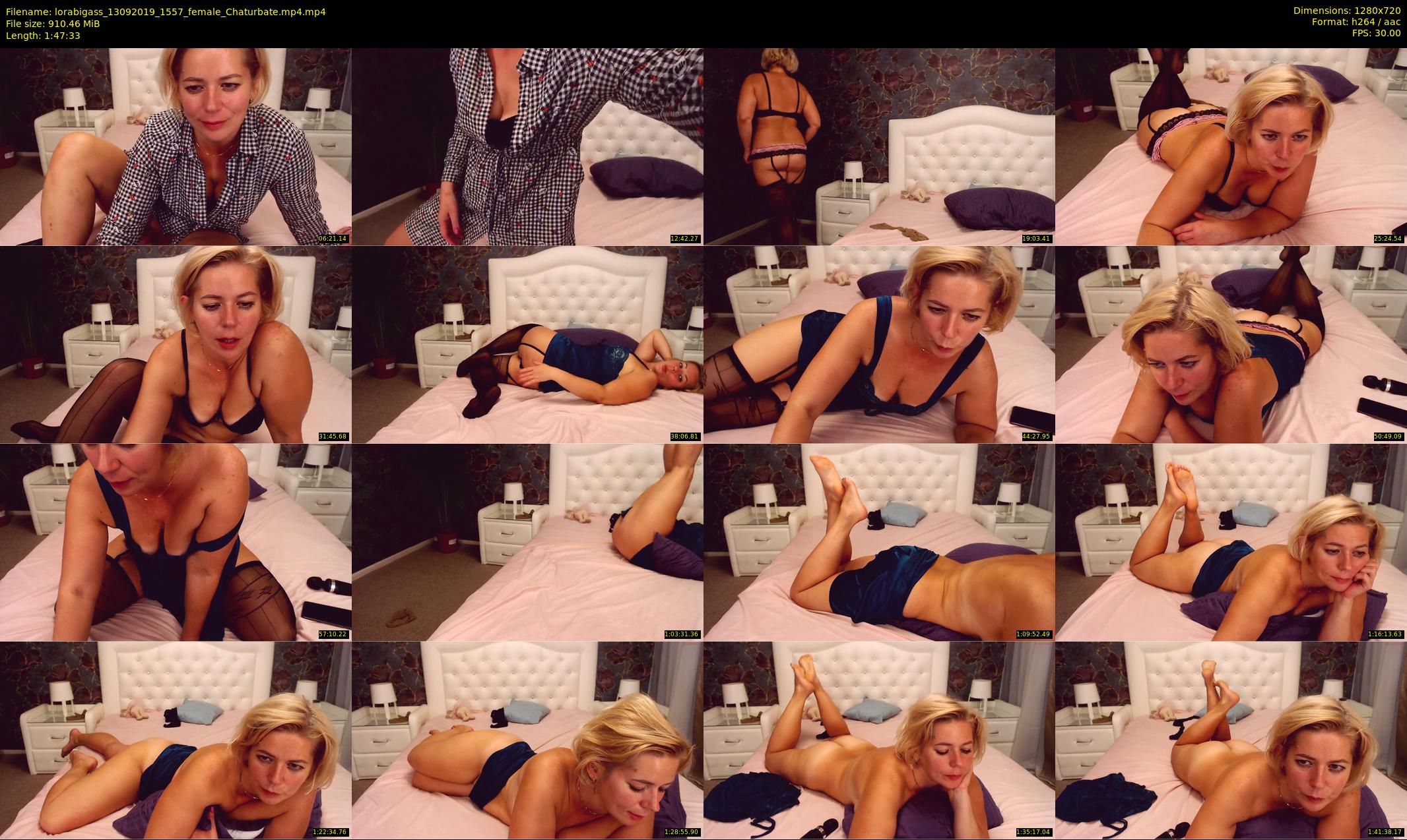 lorabigass — 108 minute Chaturbate female cam show recording, 720p, Sep 13, 2019
