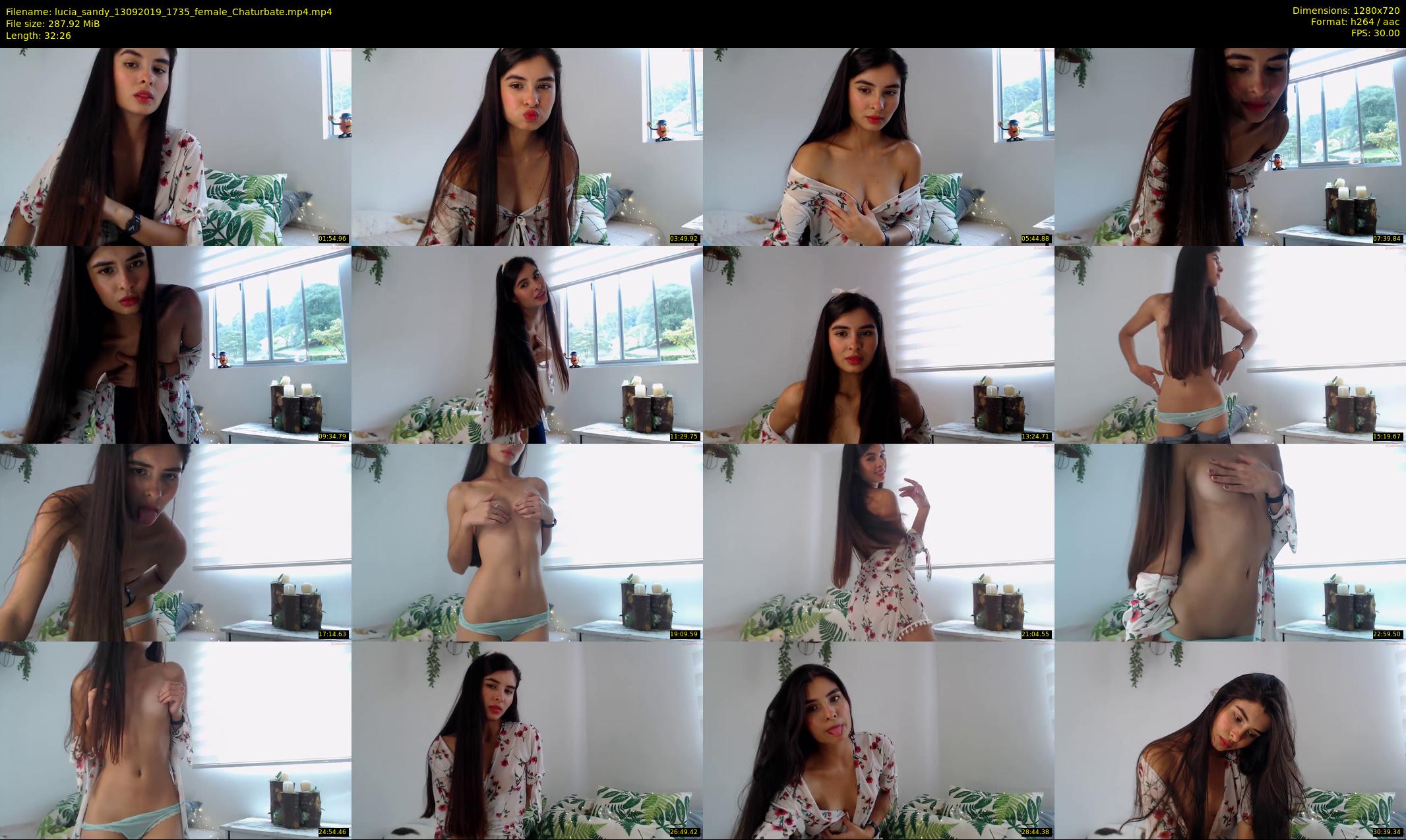 lucia_sandy — 33 minute Chaturbate female cam show recording, 720p, Sep 13, 2019