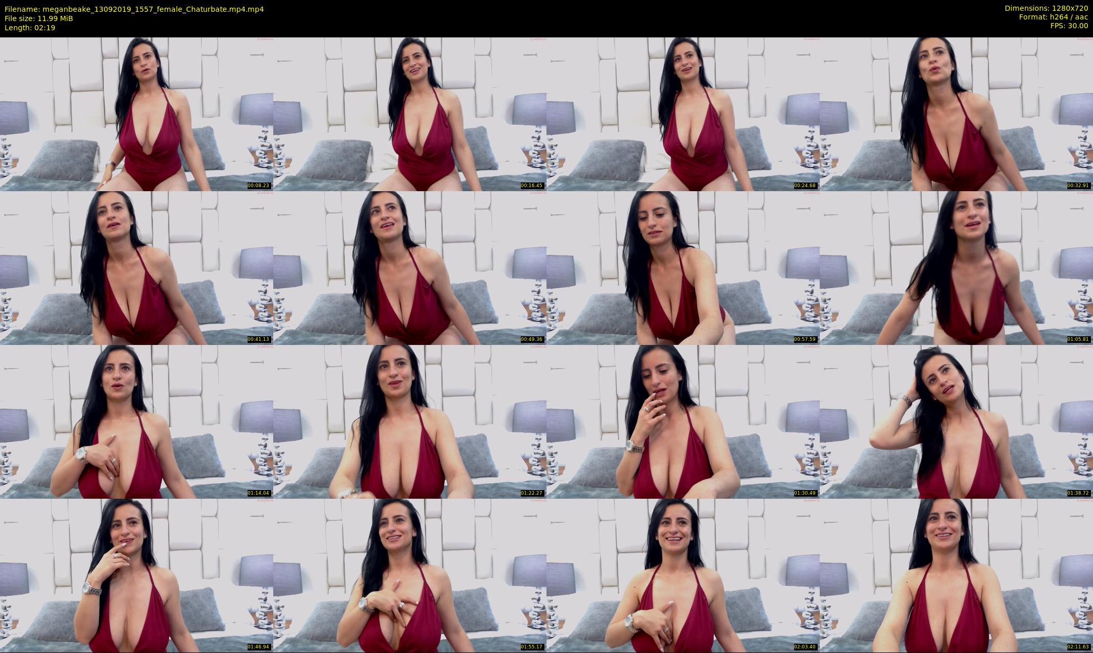 meganbeake — 3 minute Chaturbate female cam show recording, 720p, Sep 13, 2019