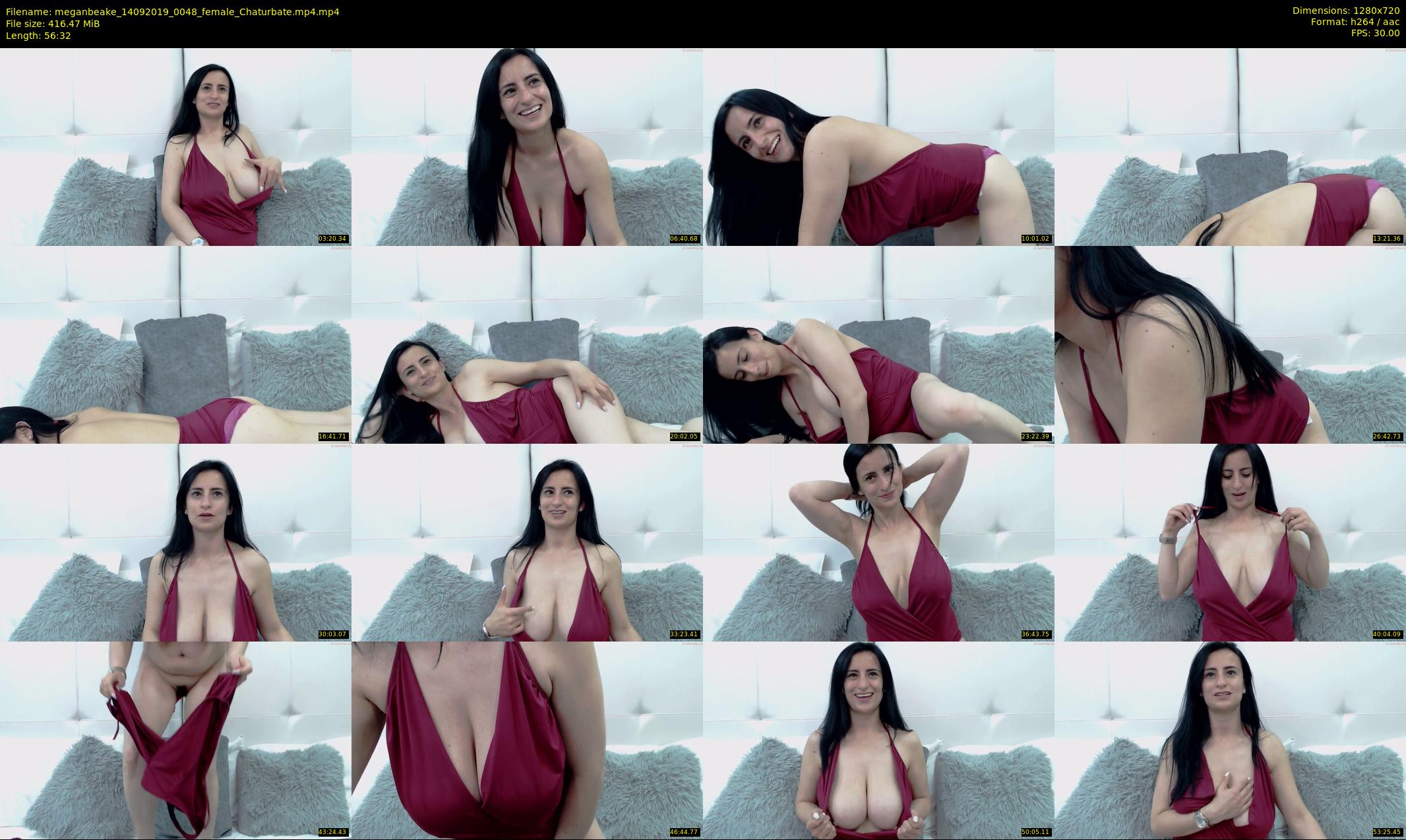 meganbeake — 57 minute Chaturbate female cam show recording, 720p, Sep 14, 2019