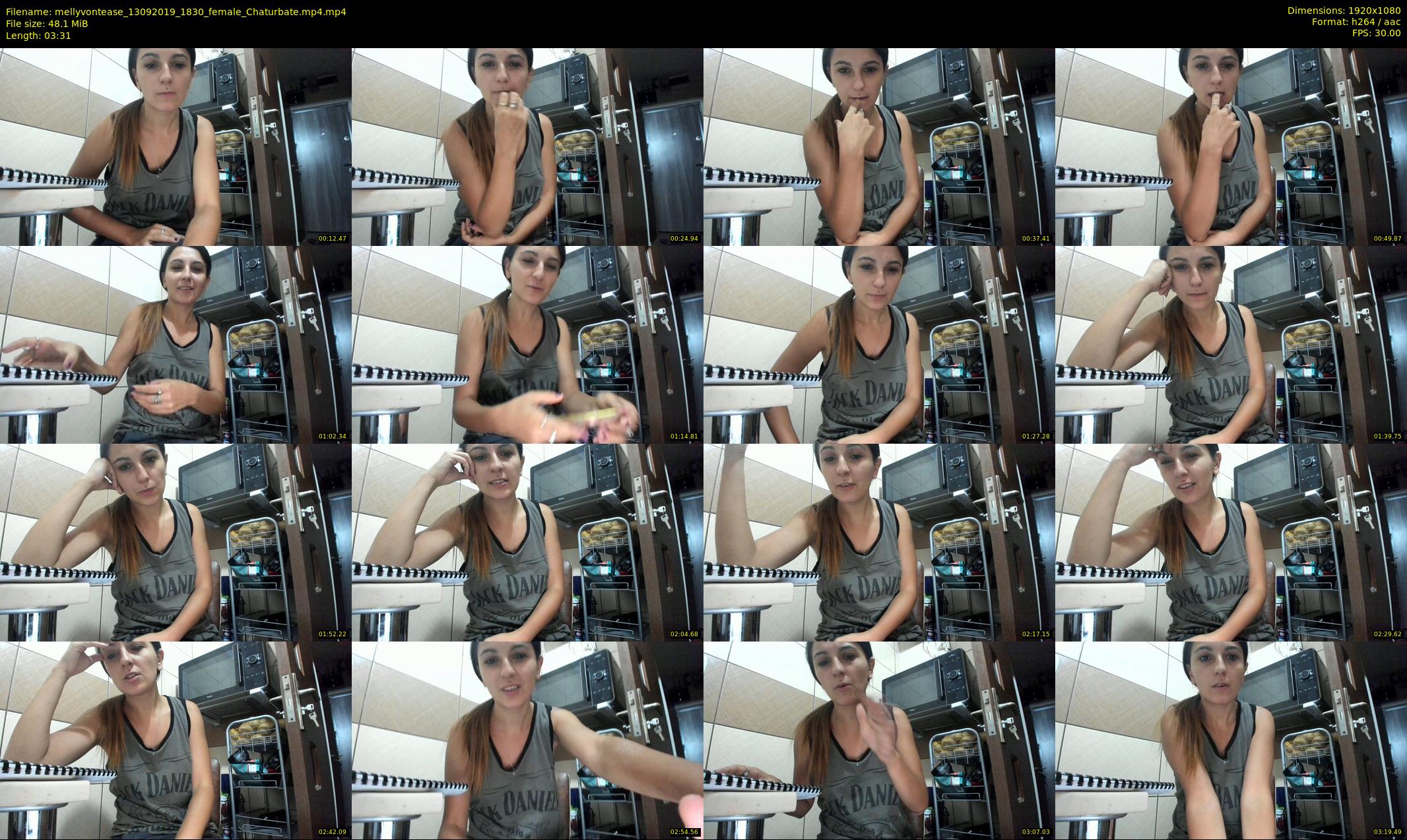 mellyvontease — 4 minute Chaturbate female cam show recording, 1080p, Sep 13, 2019