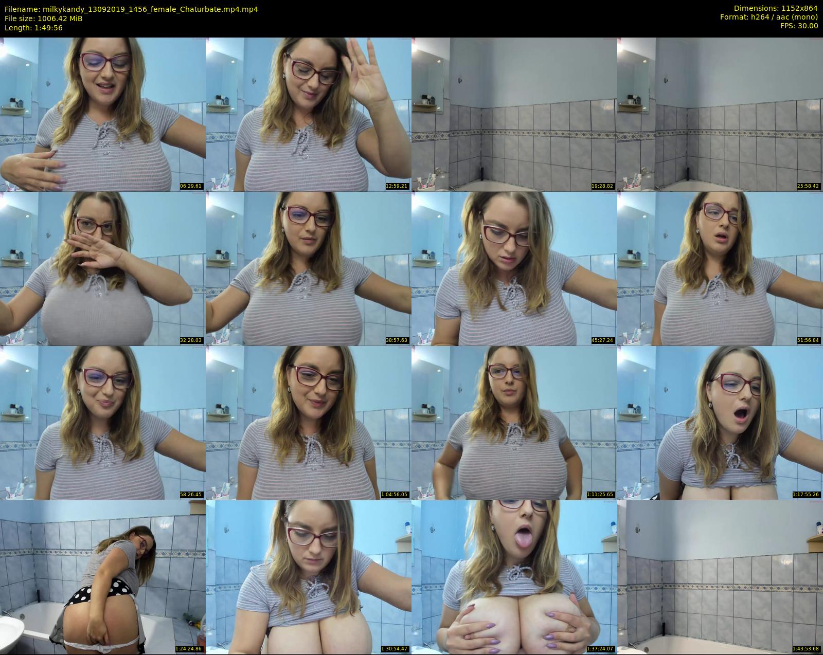 milkykandy — 110 minute Chaturbate female cam show recording, 720p, Sep 13, 2019