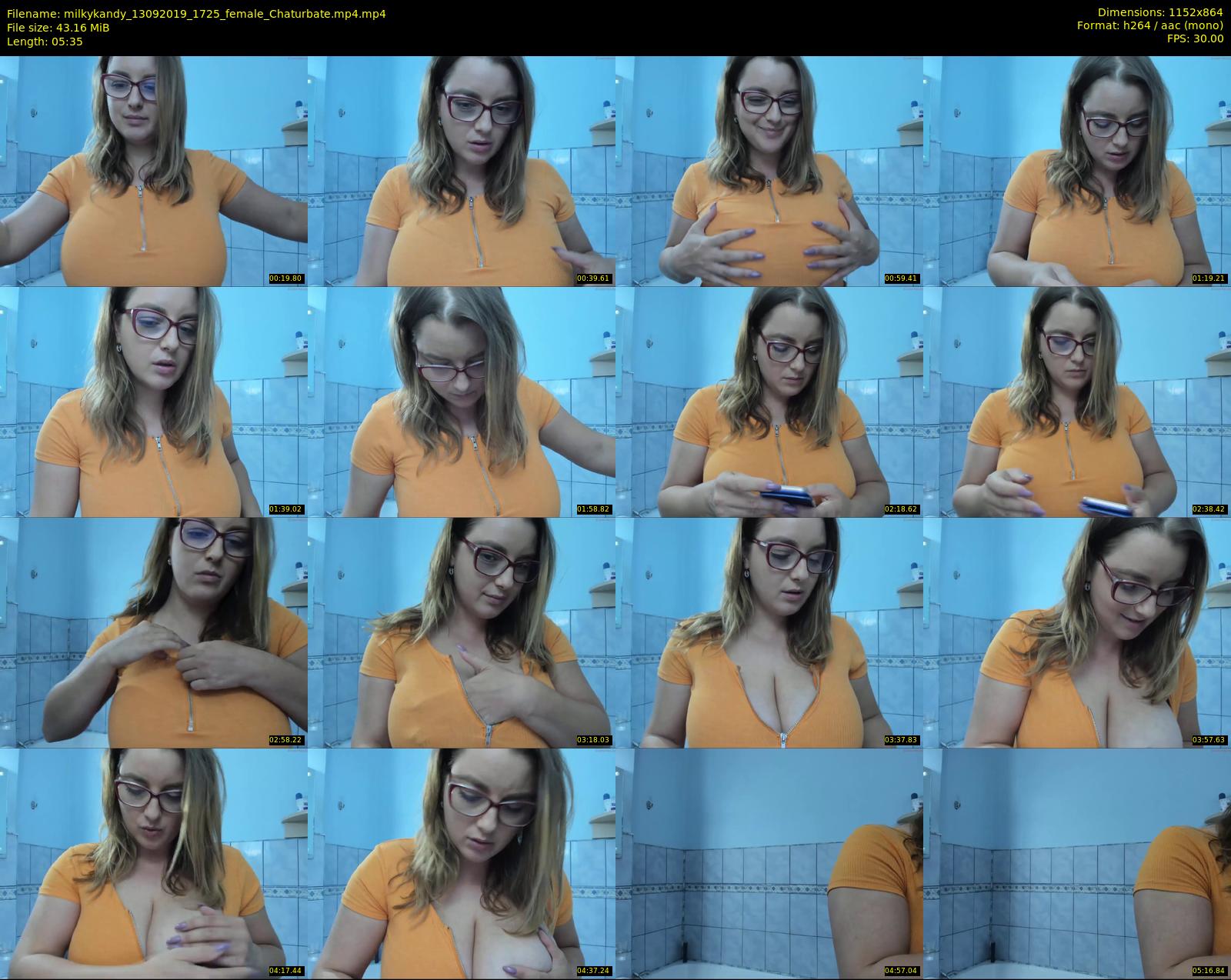 milkykandy — 6 minute Chaturbate female cam show recording, 720p, Sep 13, 2019