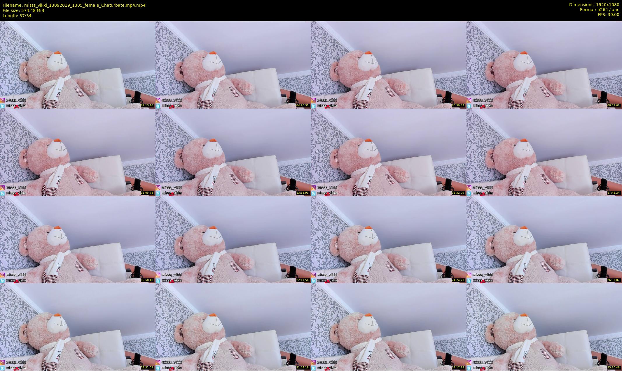 misss_vikki — 38 minute Chaturbate female cam show recording, 1080p, Sep 13, 2019