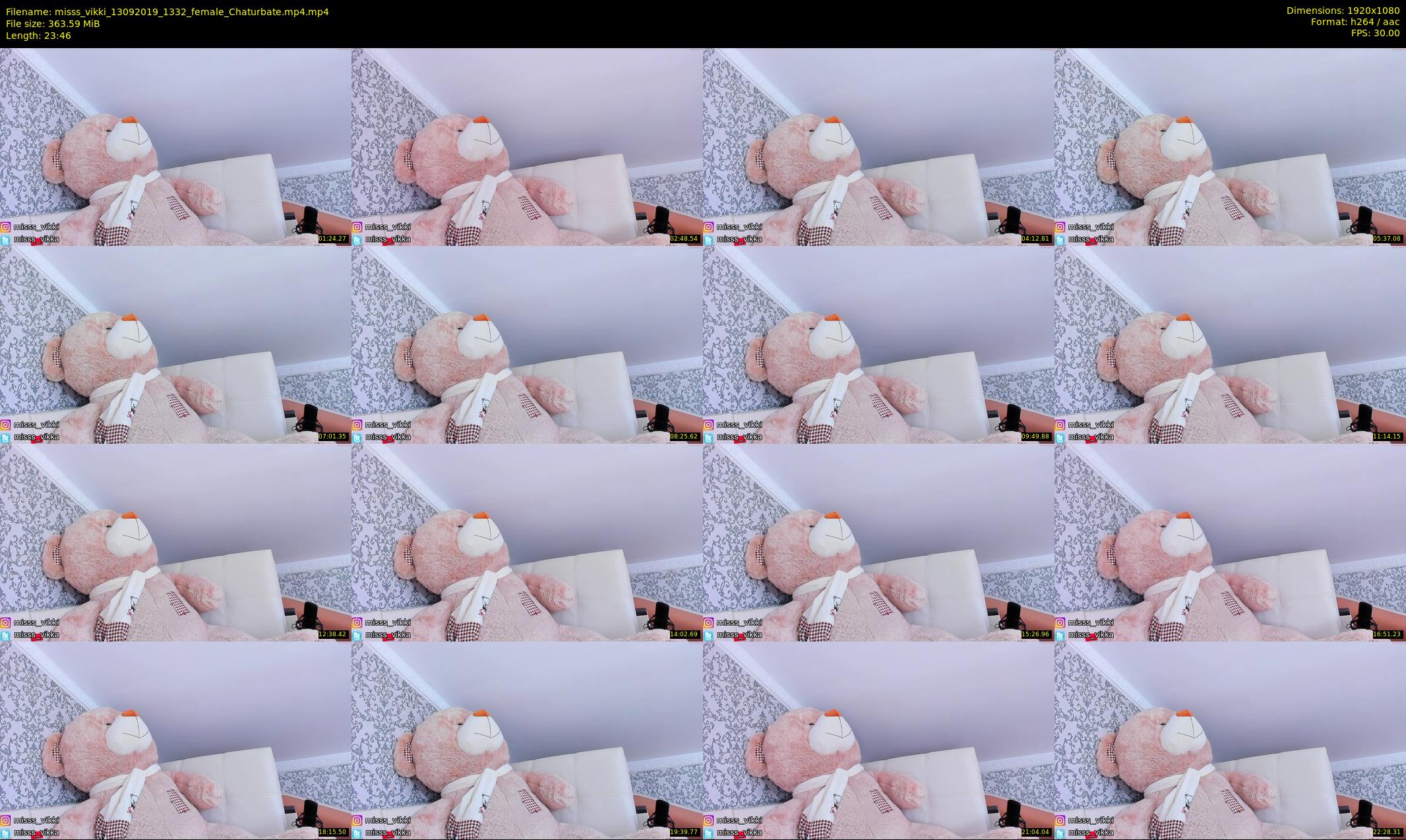 misss_vikki — 24 minute Chaturbate female cam show recording, 1080p, Sep 13, 2019