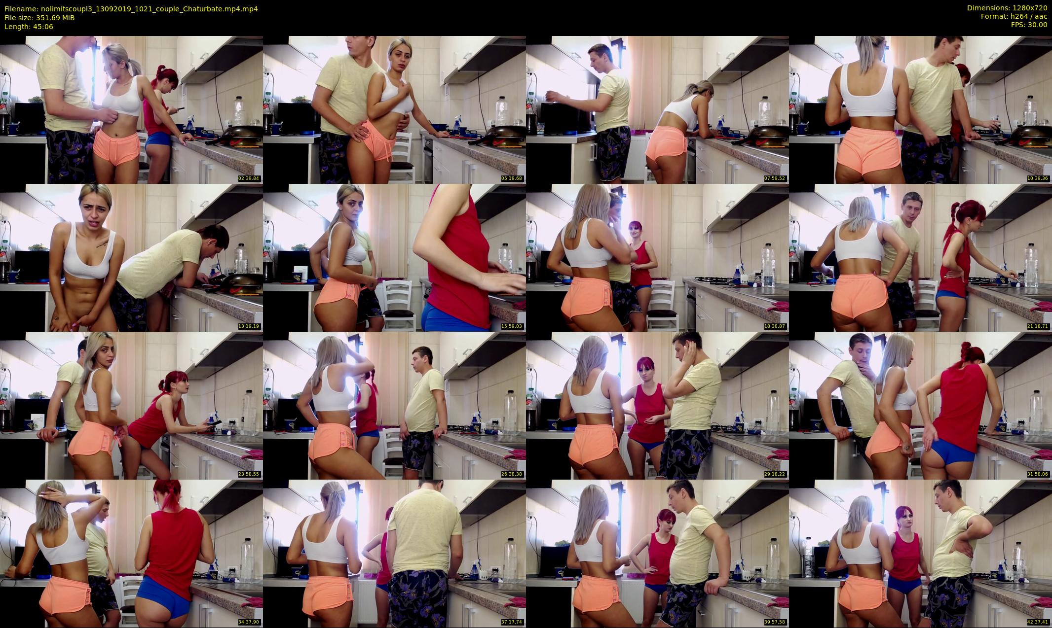 nolimitscoupl3 — 46 minute Chaturbate couple cam show recording, 720p, Sep 13, 2019