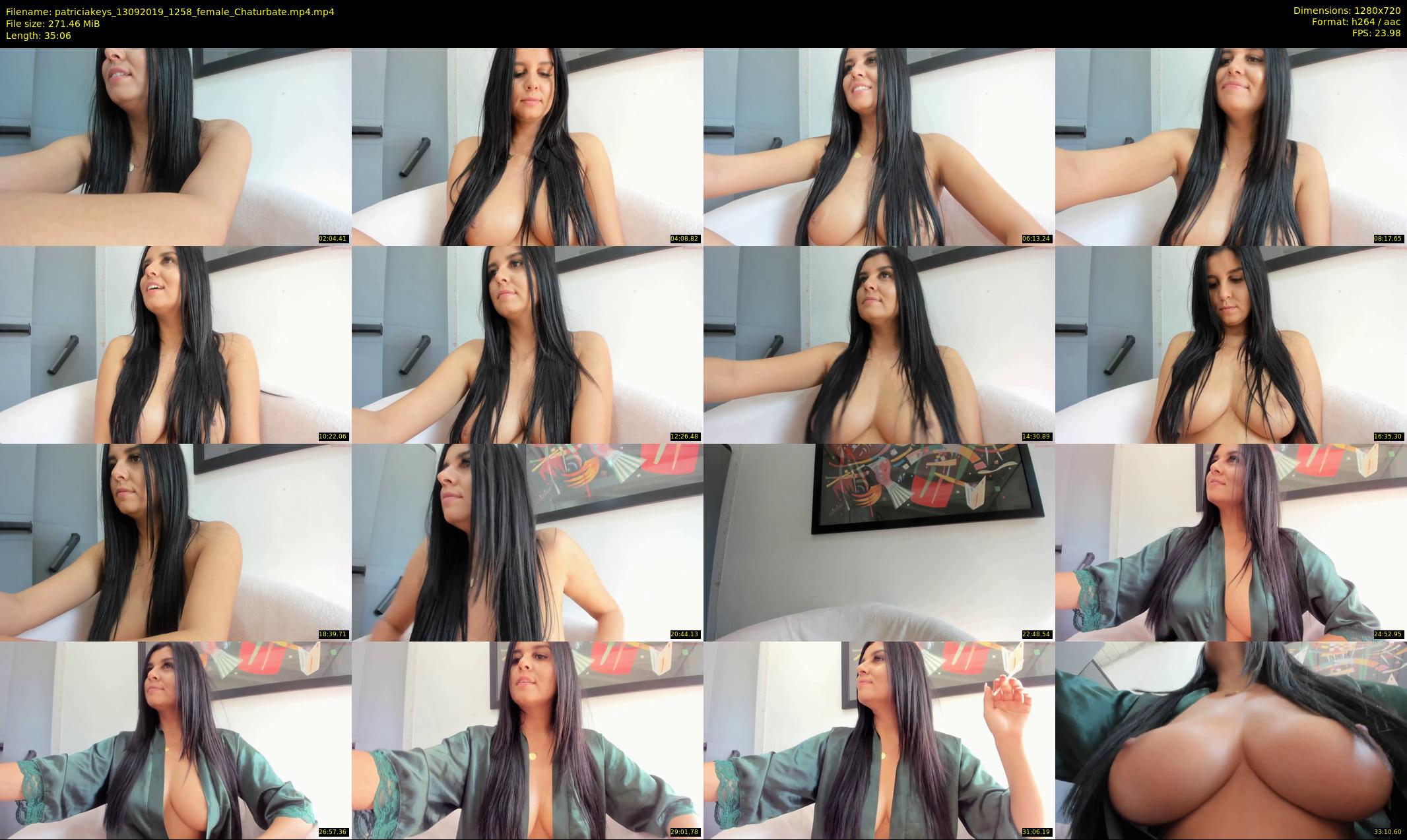 patriciakeys — 36 minute Chaturbate female cam show recording, 720p, Sep 13, 2019