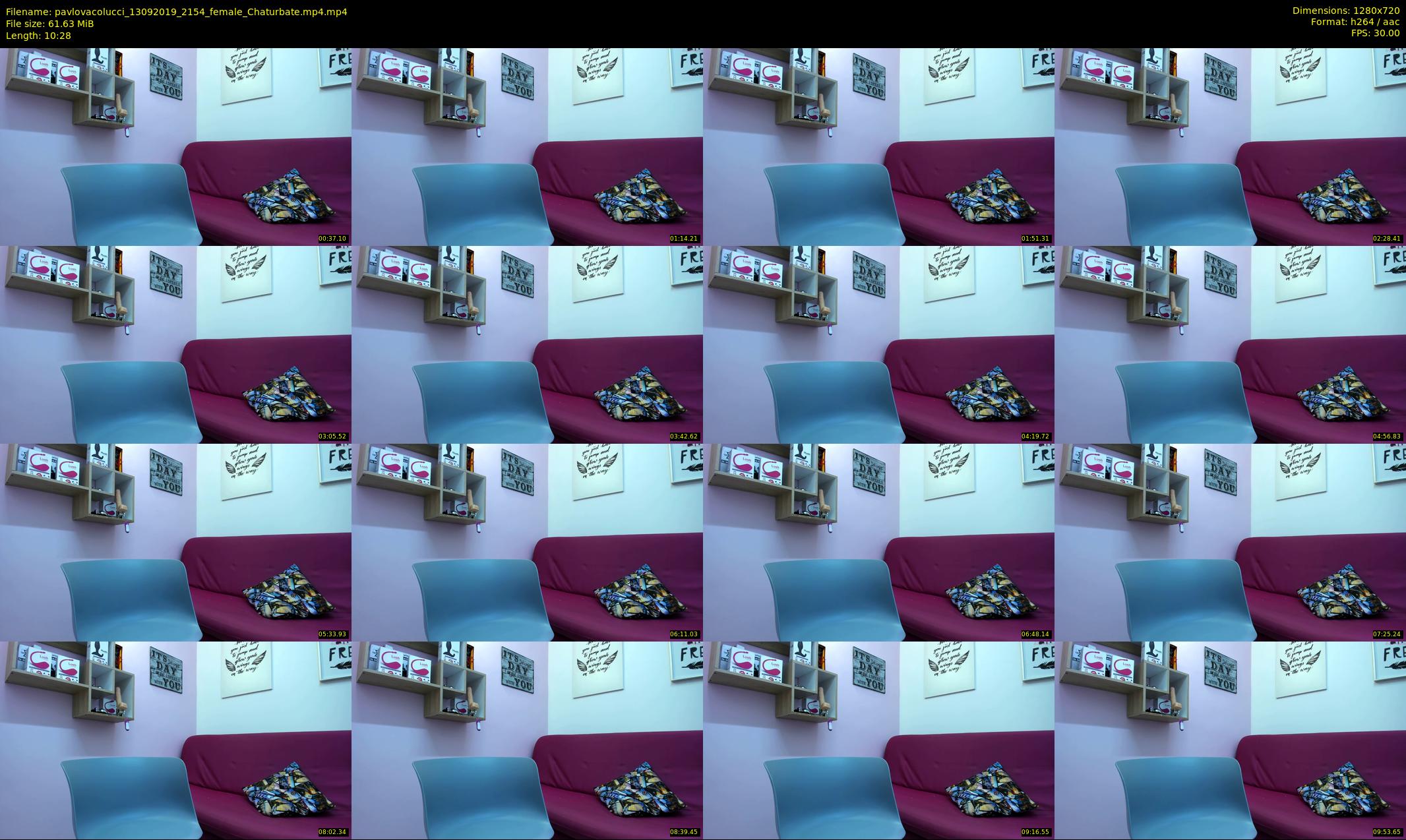 pavlovacolucci — 11 minute Chaturbate female cam show recording, 720p, Sep 13, 2019