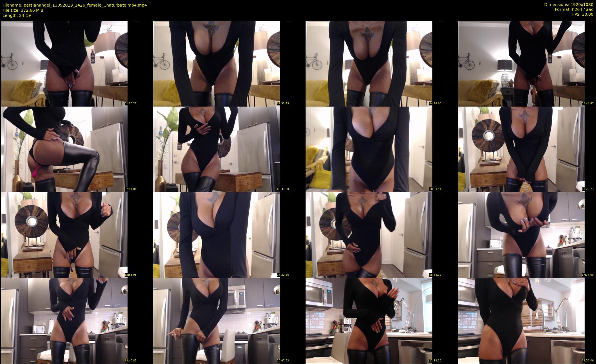 persianangel — 25 minute Chaturbate female cam show recording, 1080p, Sep 13, 2019