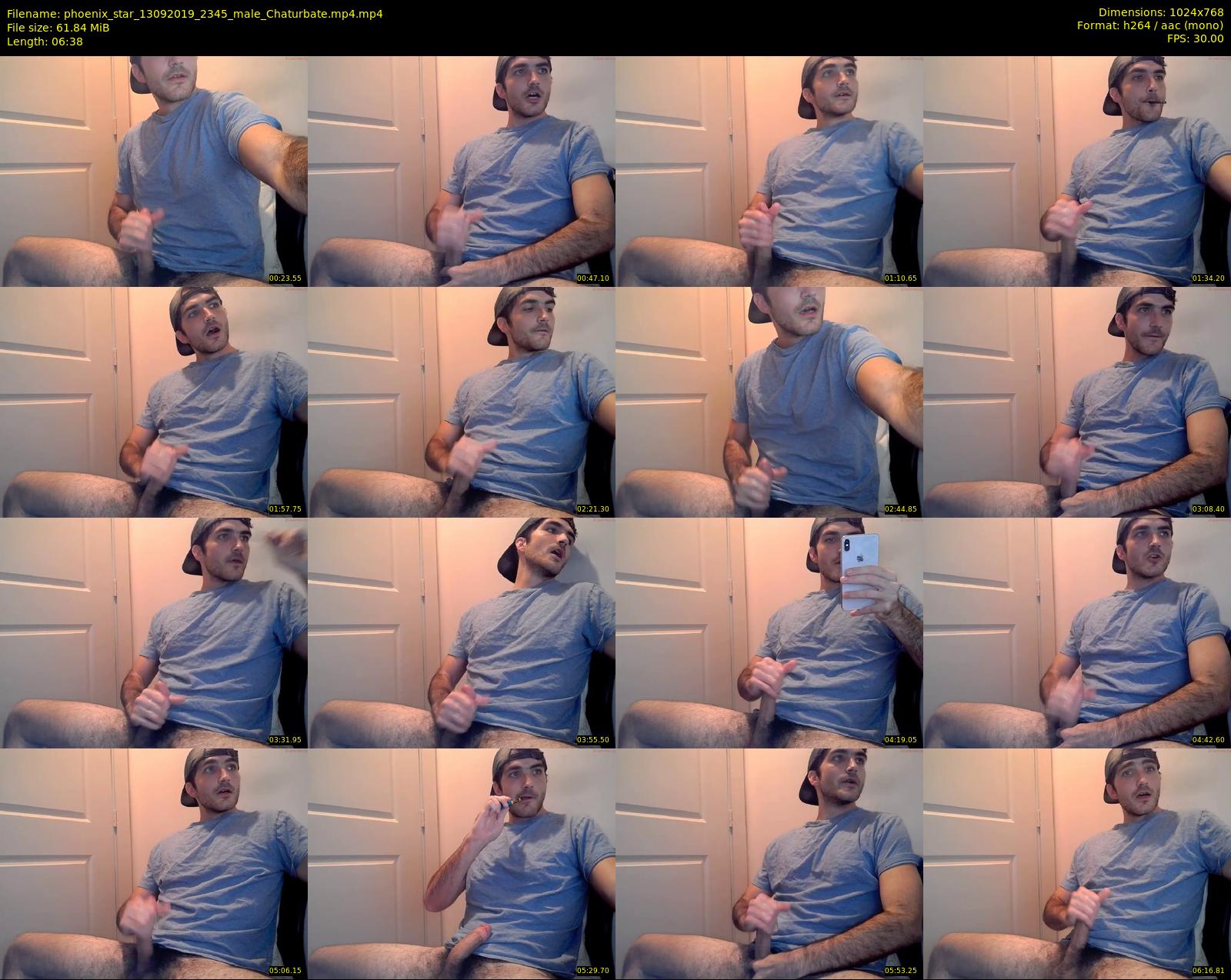 phoenix_star — 7 minute Chaturbate male cam show recording, 720p, Sep 13, 2019