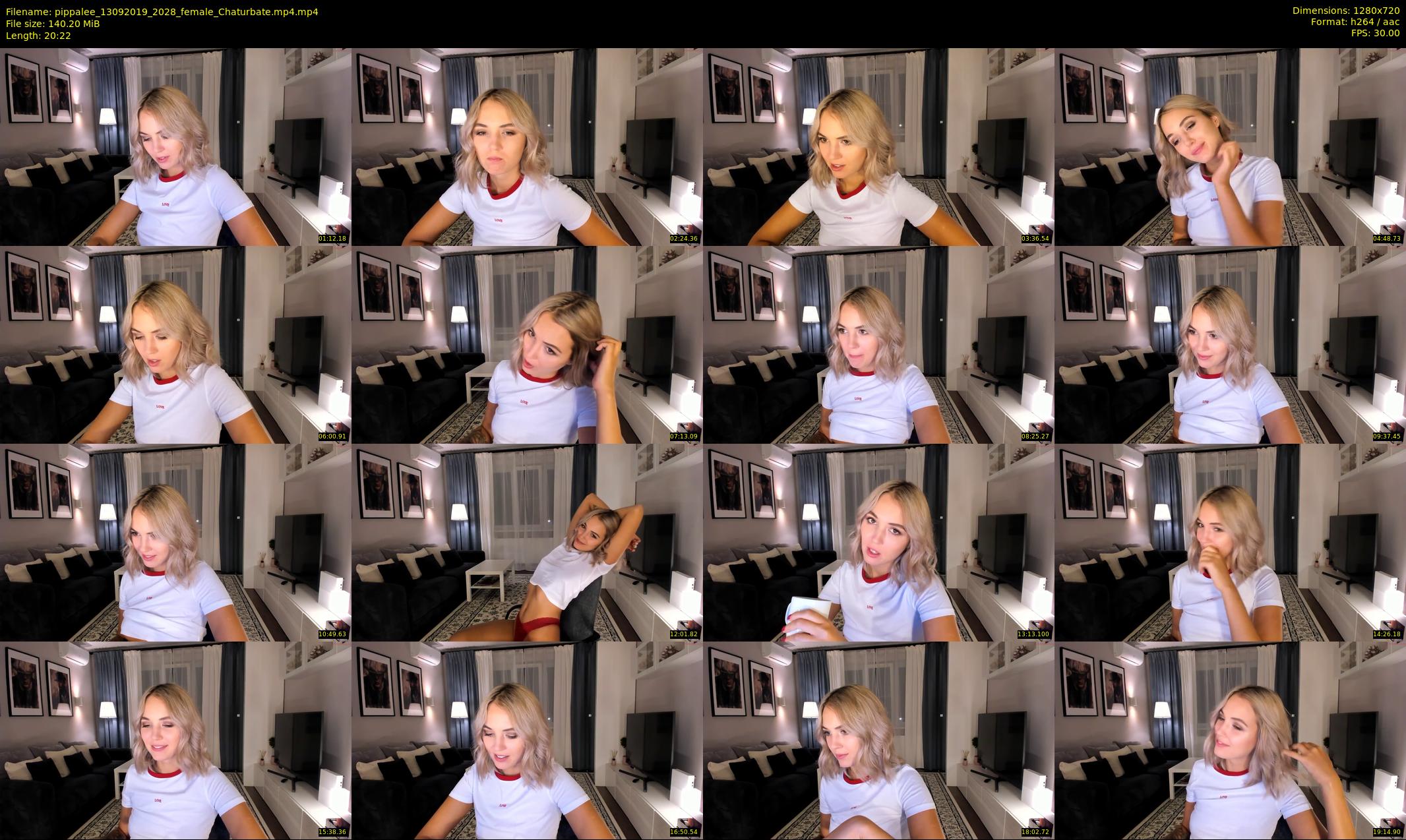 pippalee — 21 minute Chaturbate female cam show recording, 720p, Sep 13, 2019