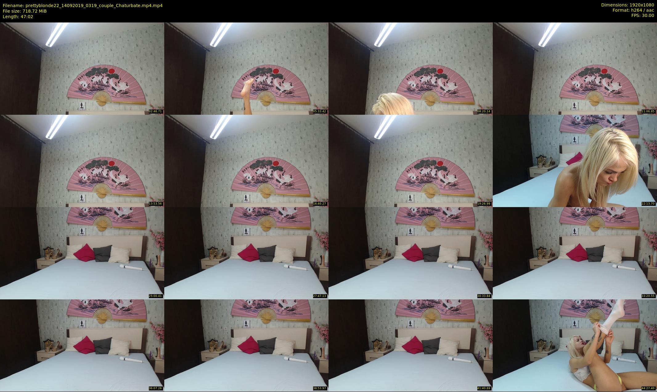 prettyblonde22 — 48 minute Chaturbate female cam show recording, 1080p, Sep 14, 2019