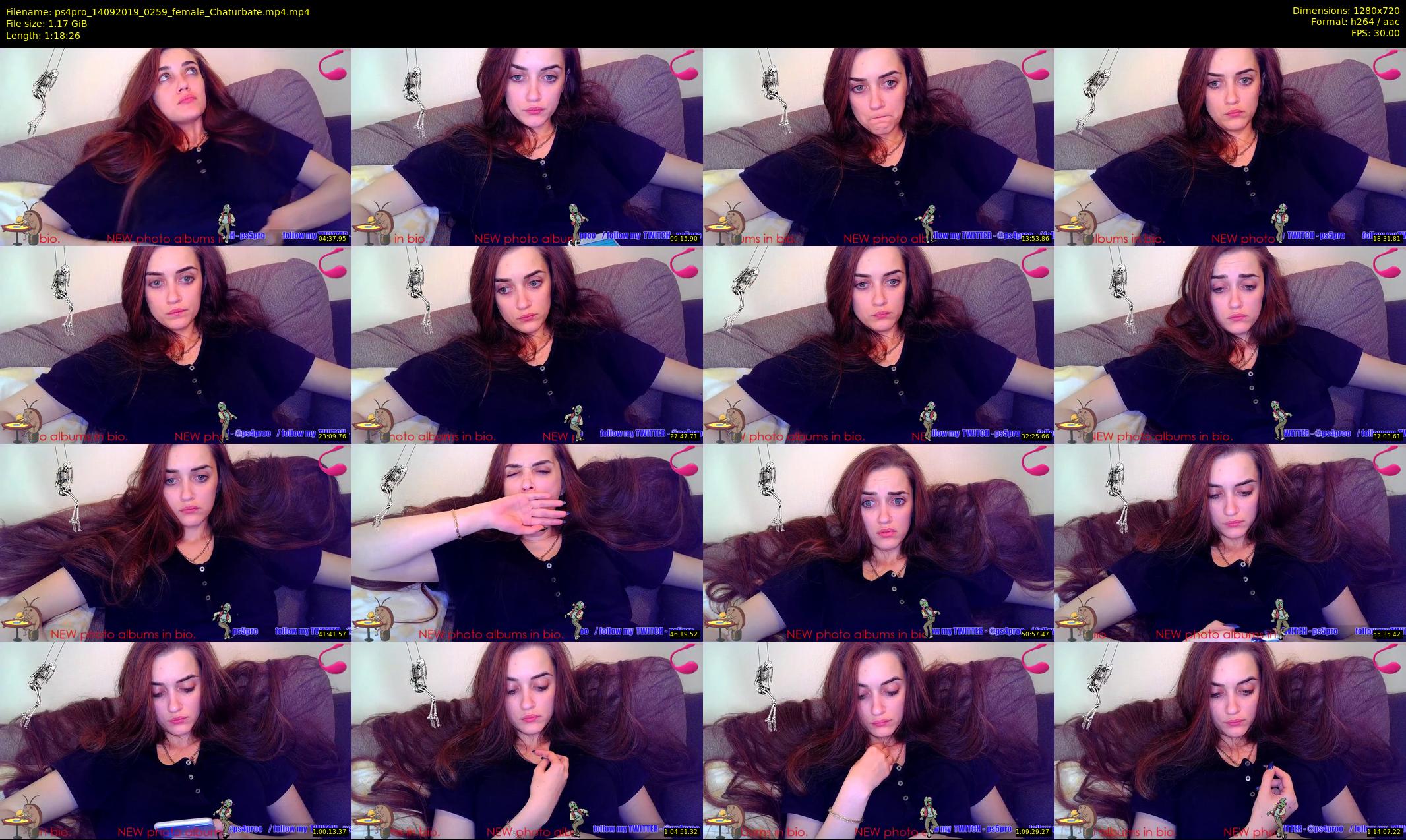 ps4pro — 79 minute Chaturbate female cam show recording, 720p, Sep 14, 2019